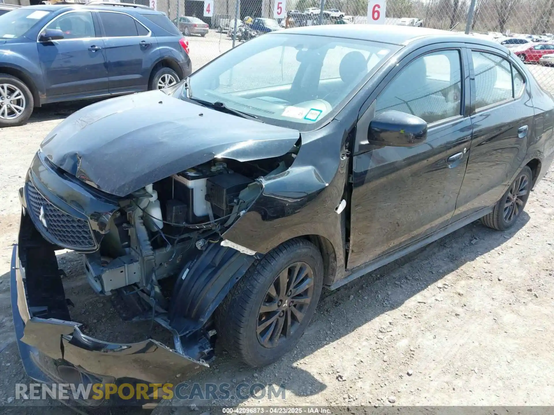 2 Photograph of a damaged car ML32F4FJ2LHF13213 MITSUBISHI MIRAGE G4 2020