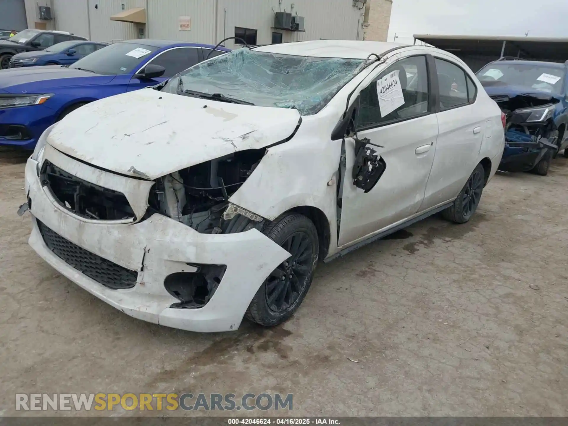 2 Photograph of a damaged car ML32F4FJ4LHF02441 MITSUBISHI MIRAGE G4 2020