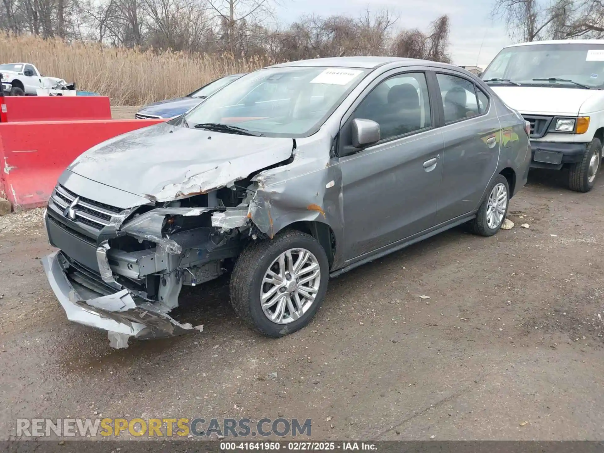 2 Photograph of a damaged car ML32FUFJ0MHF01708 MITSUBISHI MIRAGE G4 2021
