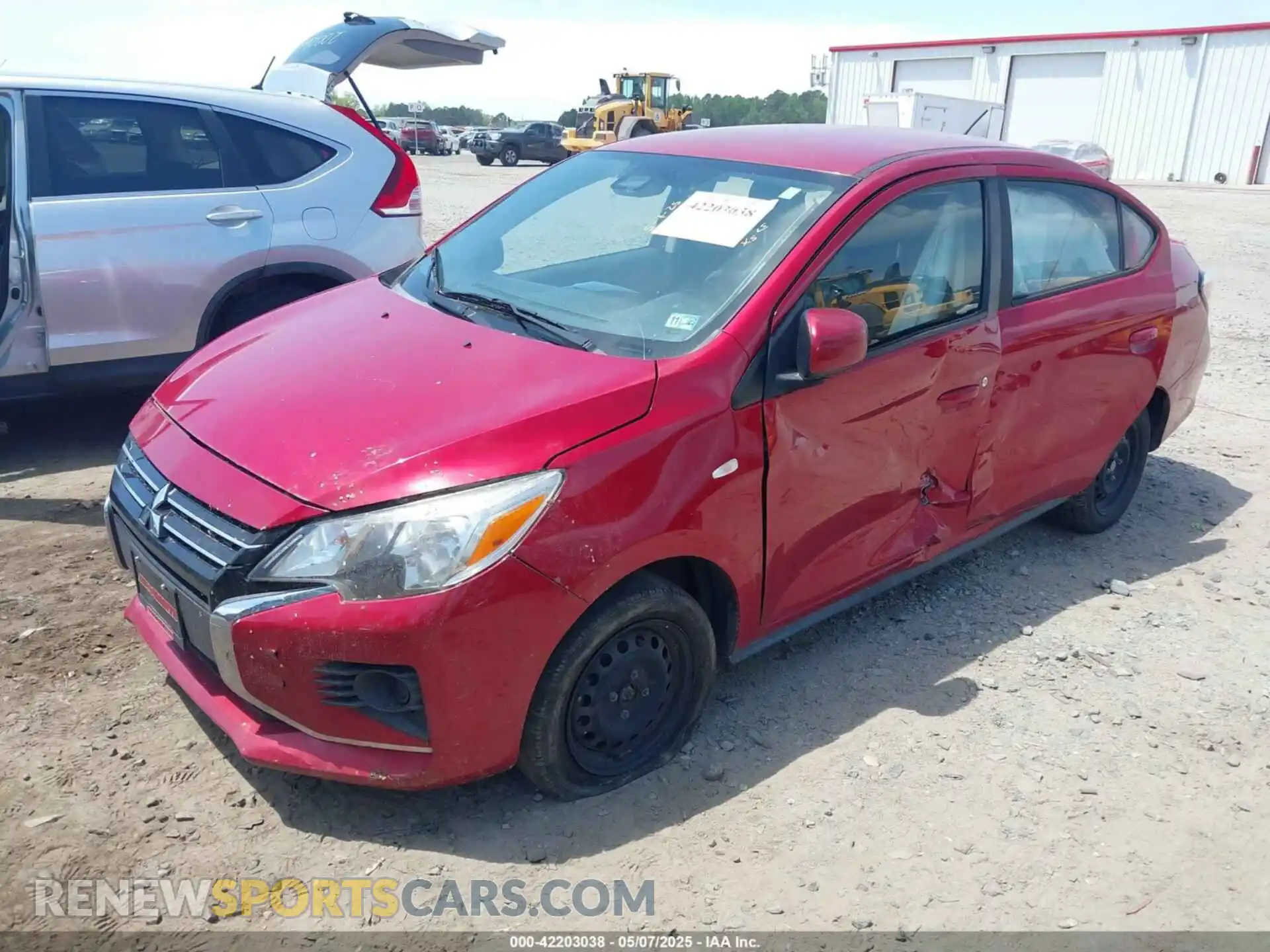 2 Photograph of a damaged car ML32FUFJ1MHF00762 MITSUBISHI MIRAGE G4 2021