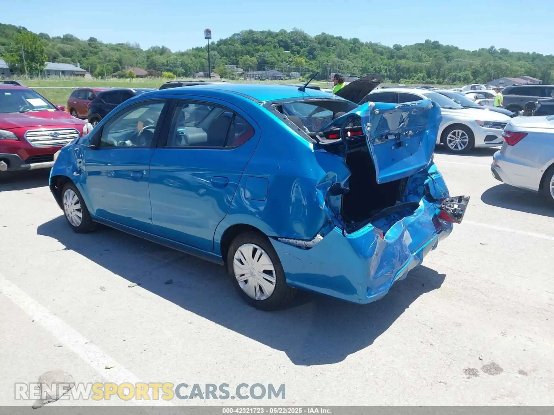 3 Photograph of a damaged car ML32FUFJ4MHF05602 MITSUBISHI MIRAGE G4 2021