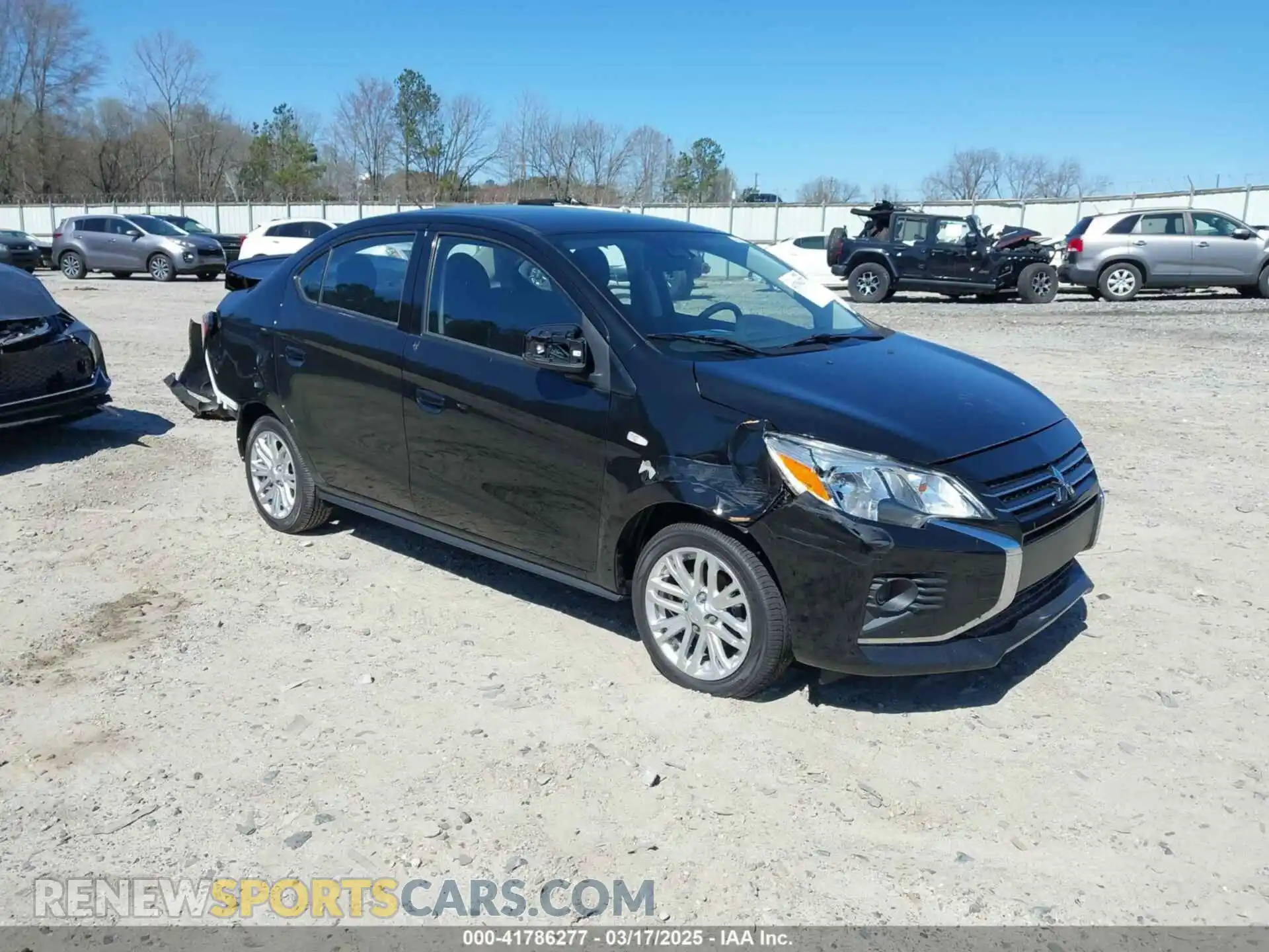 1 Photograph of a damaged car ML32FUFJ7MHF07215 MITSUBISHI MIRAGE G4 2021