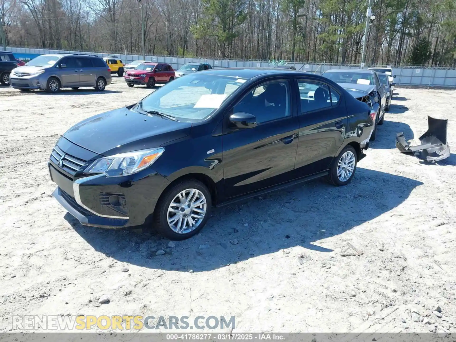 2 Photograph of a damaged car ML32FUFJ7MHF07215 MITSUBISHI MIRAGE G4 2021