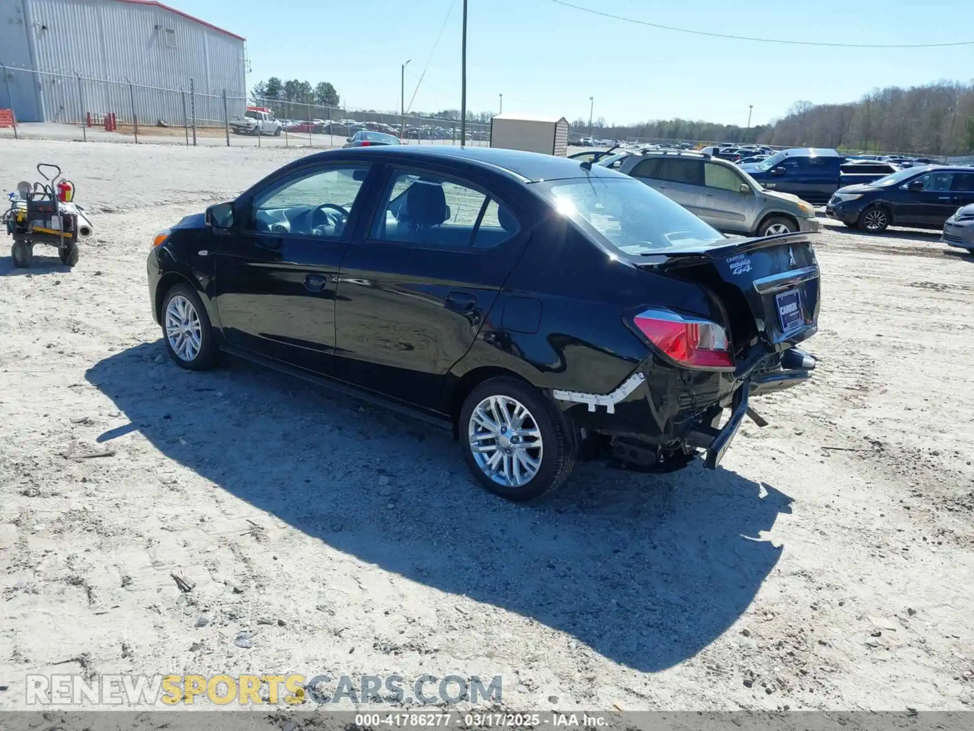 3 Photograph of a damaged car ML32FUFJ7MHF07215 MITSUBISHI MIRAGE G4 2021