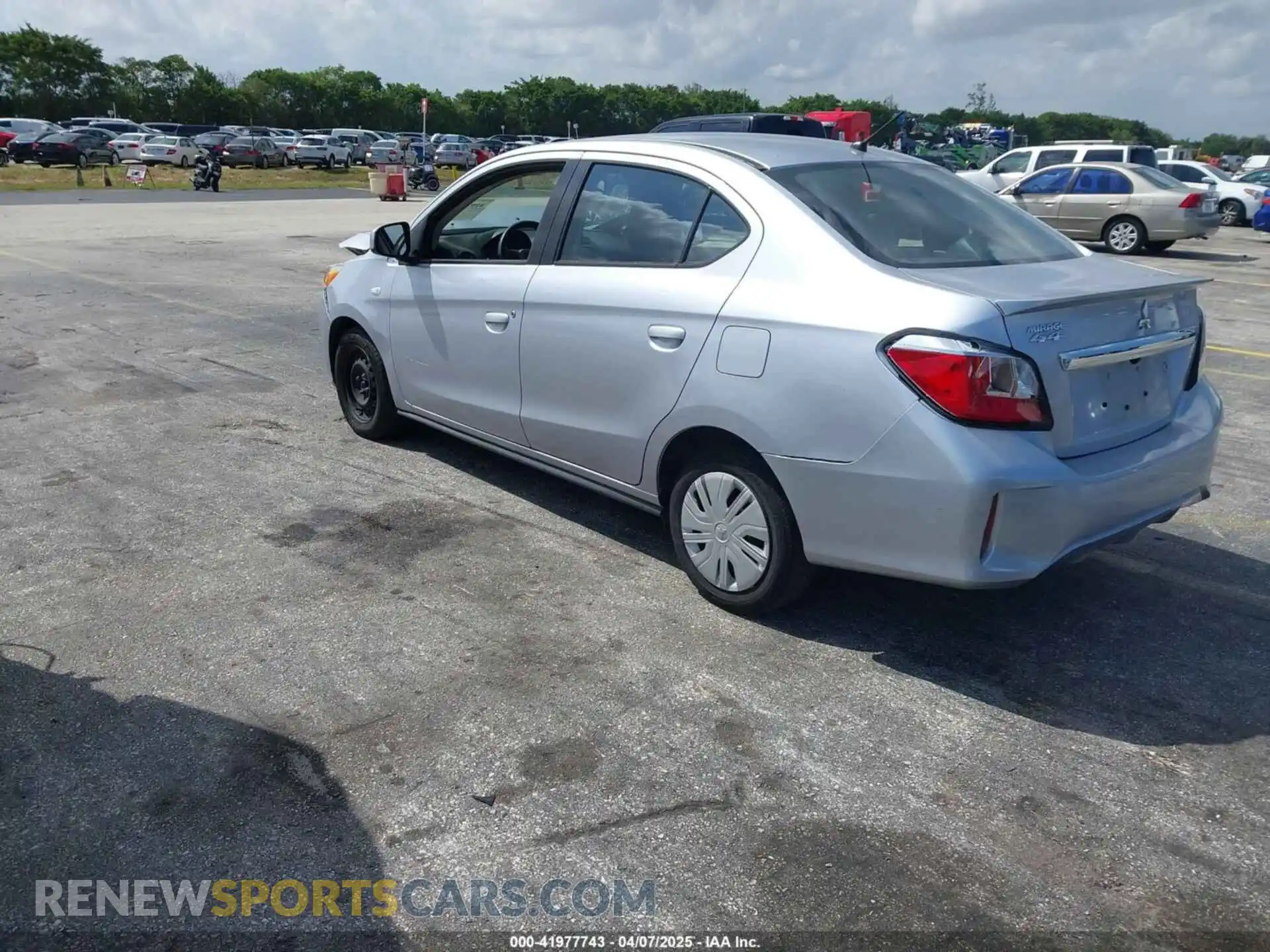 3 Photograph of a damaged car ML32FUFJXMHF05877 MITSUBISHI MIRAGE G4 2021