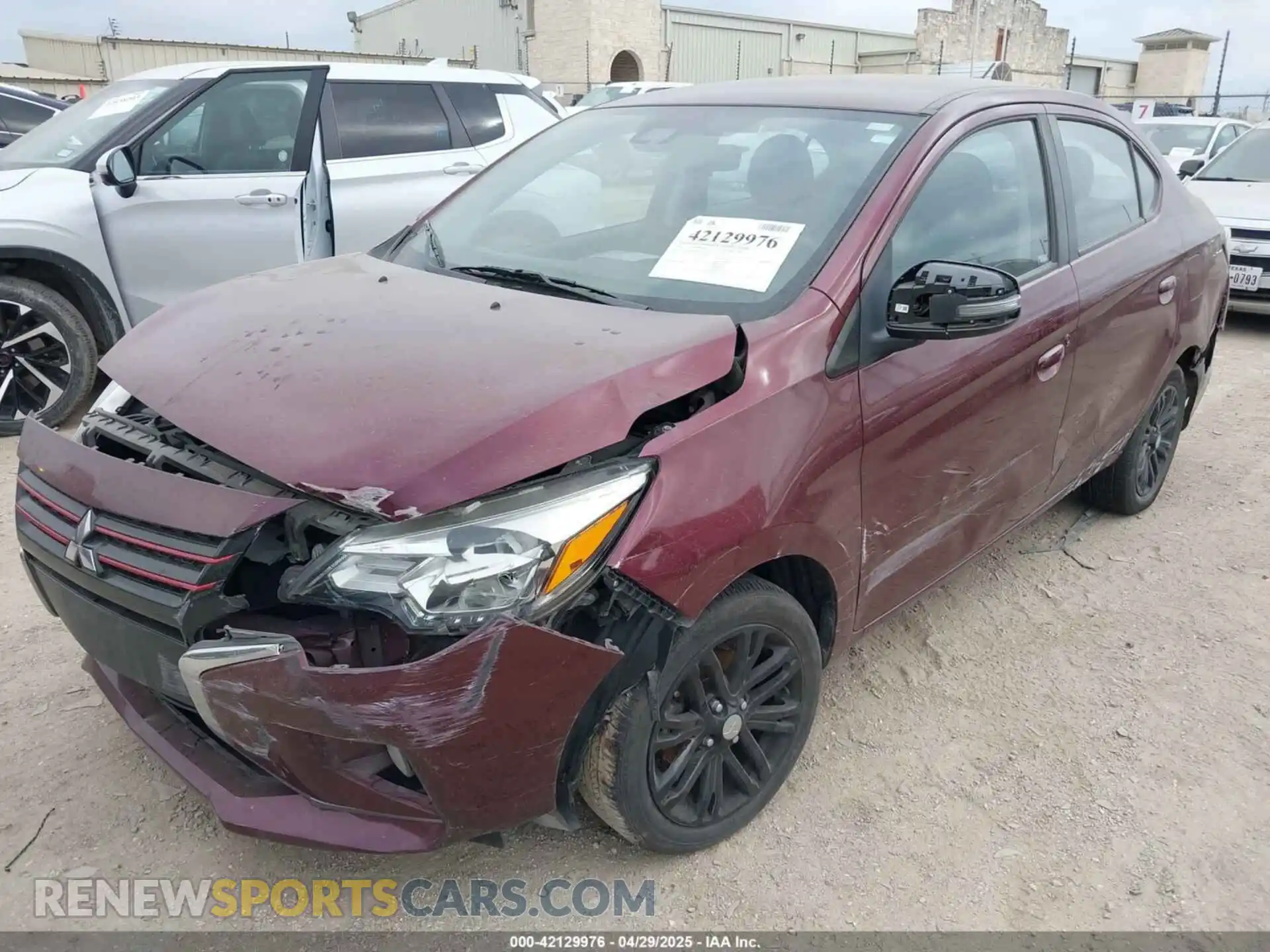 2 Photograph of a damaged car ML32FVFJ9MHF01230 MITSUBISHI MIRAGE G4 2021