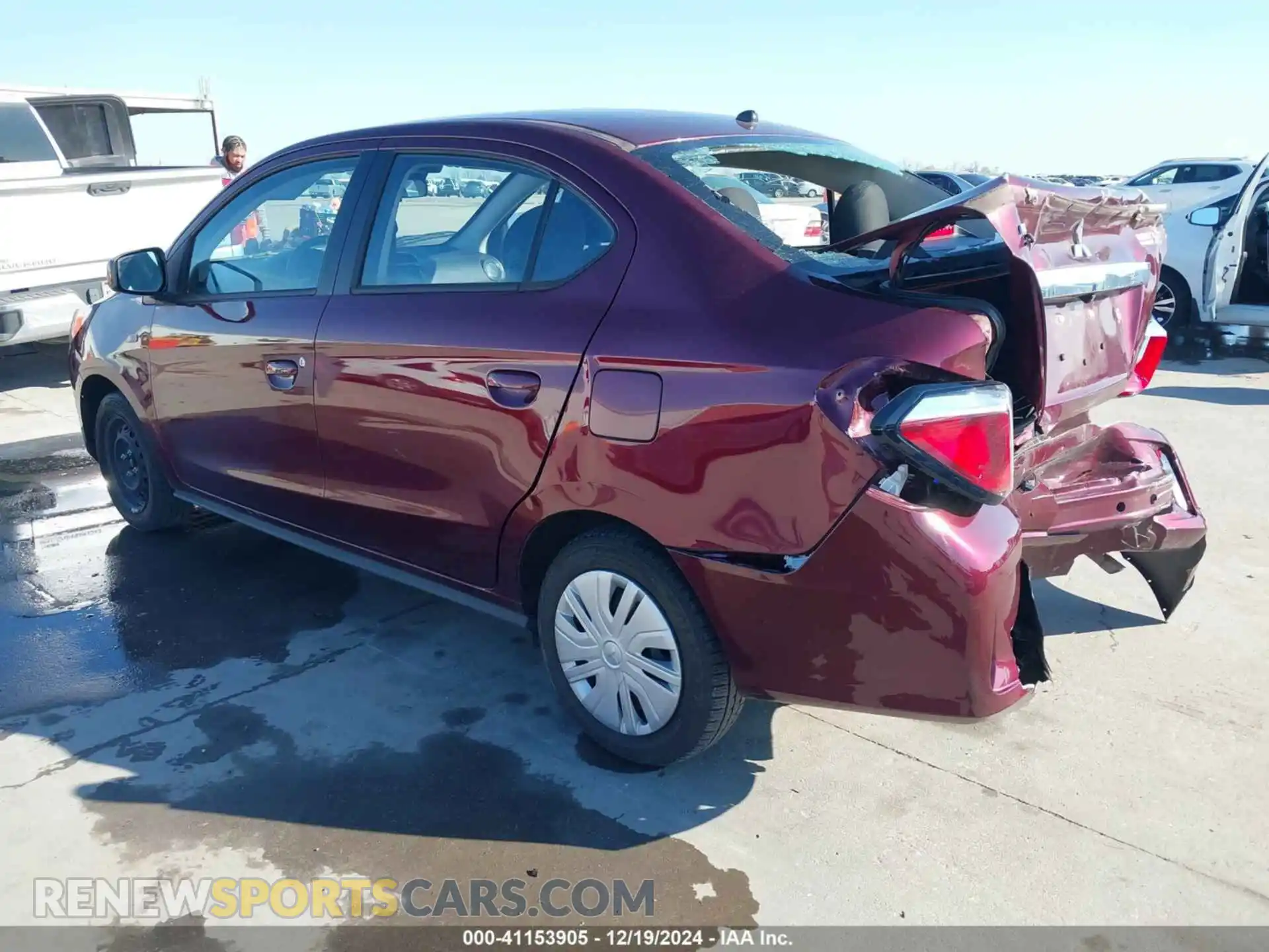 3 Photograph of a damaged car ML32FUFJ2NHF03767 MITSUBISHI MIRAGE G4 2022