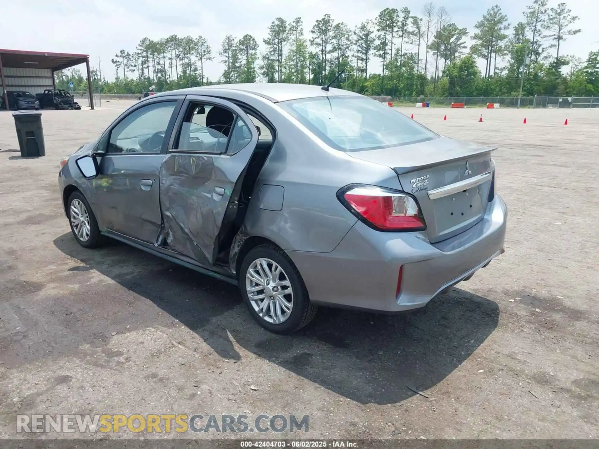 3 Photograph of a damaged car ML32FVFJ1NHF08142 MITSUBISHI MIRAGE G4 2022