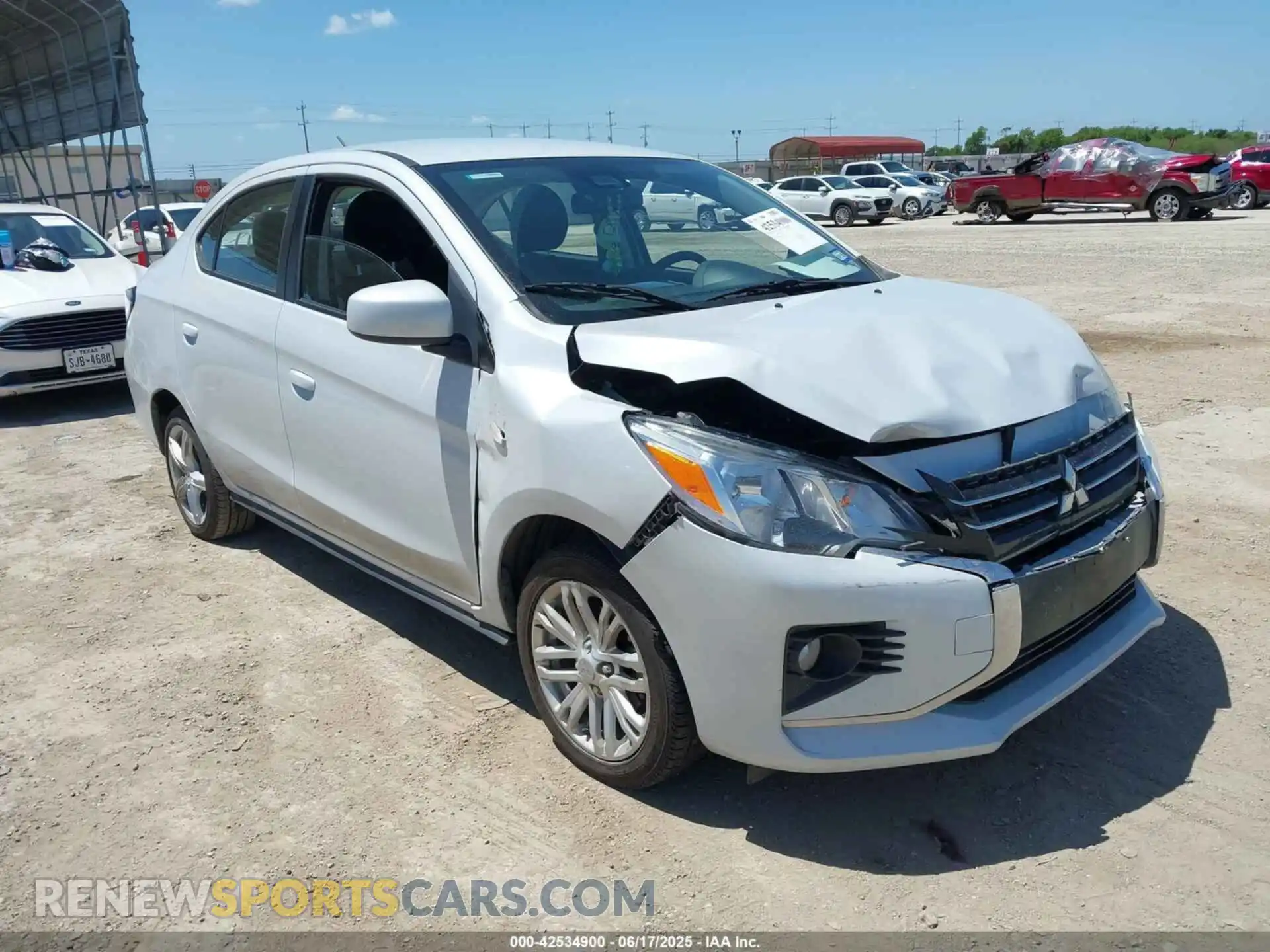 1 Фотография поврежденного автомобиля ML32FUFJ3PHF03389 MITSUBISHI MIRAGE G4 2023