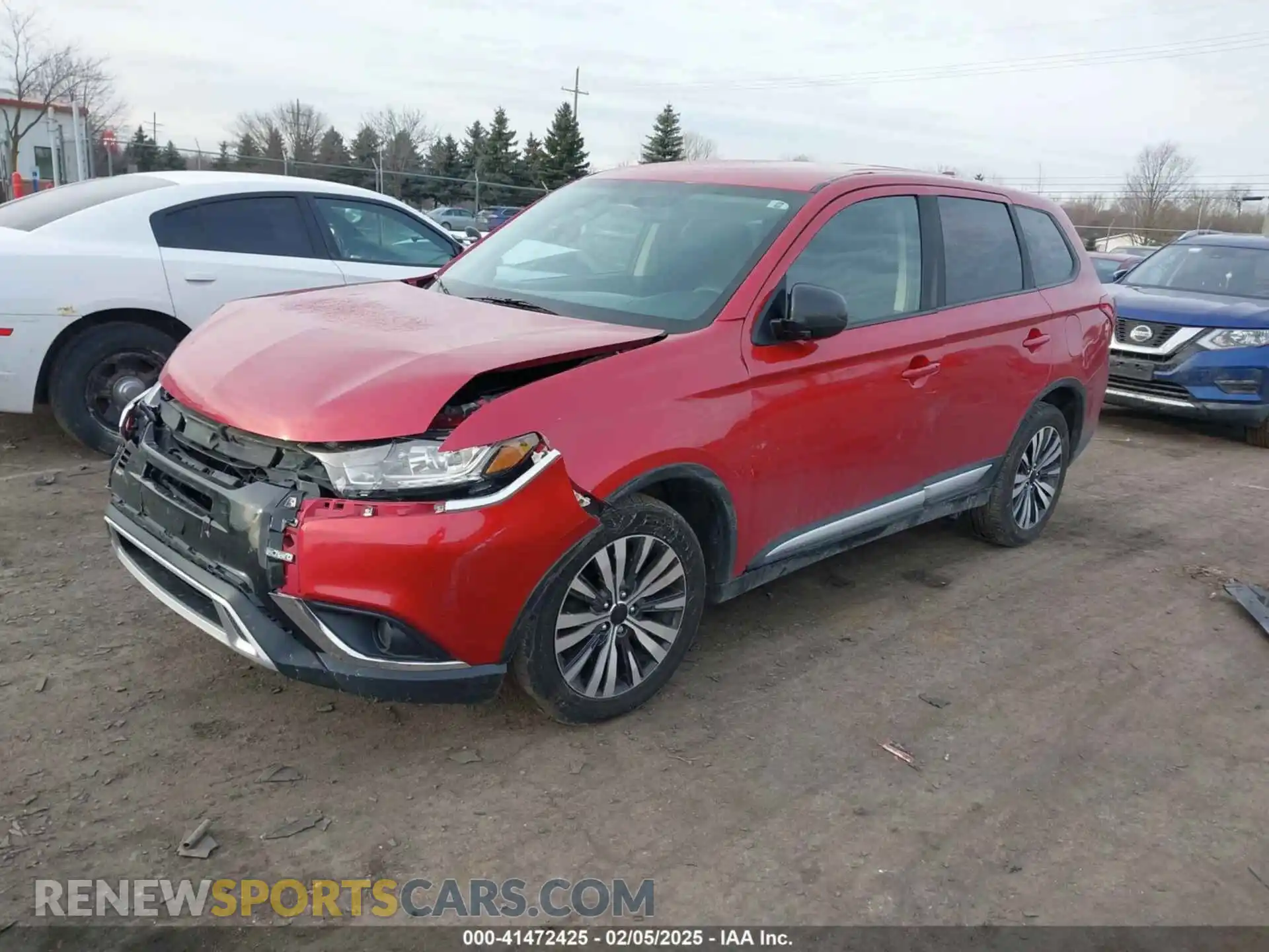2 Photograph of a damaged car JA4AZ3A33KZ013421 MITSUBISHI OUTLANDER 2019