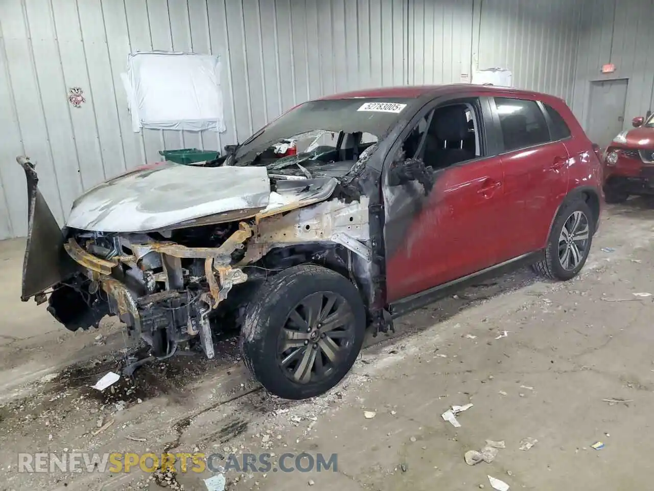 1 Photograph of a damaged car JA4AP3AU7LU008879 MITSUBISHI OUTLANDER 2020