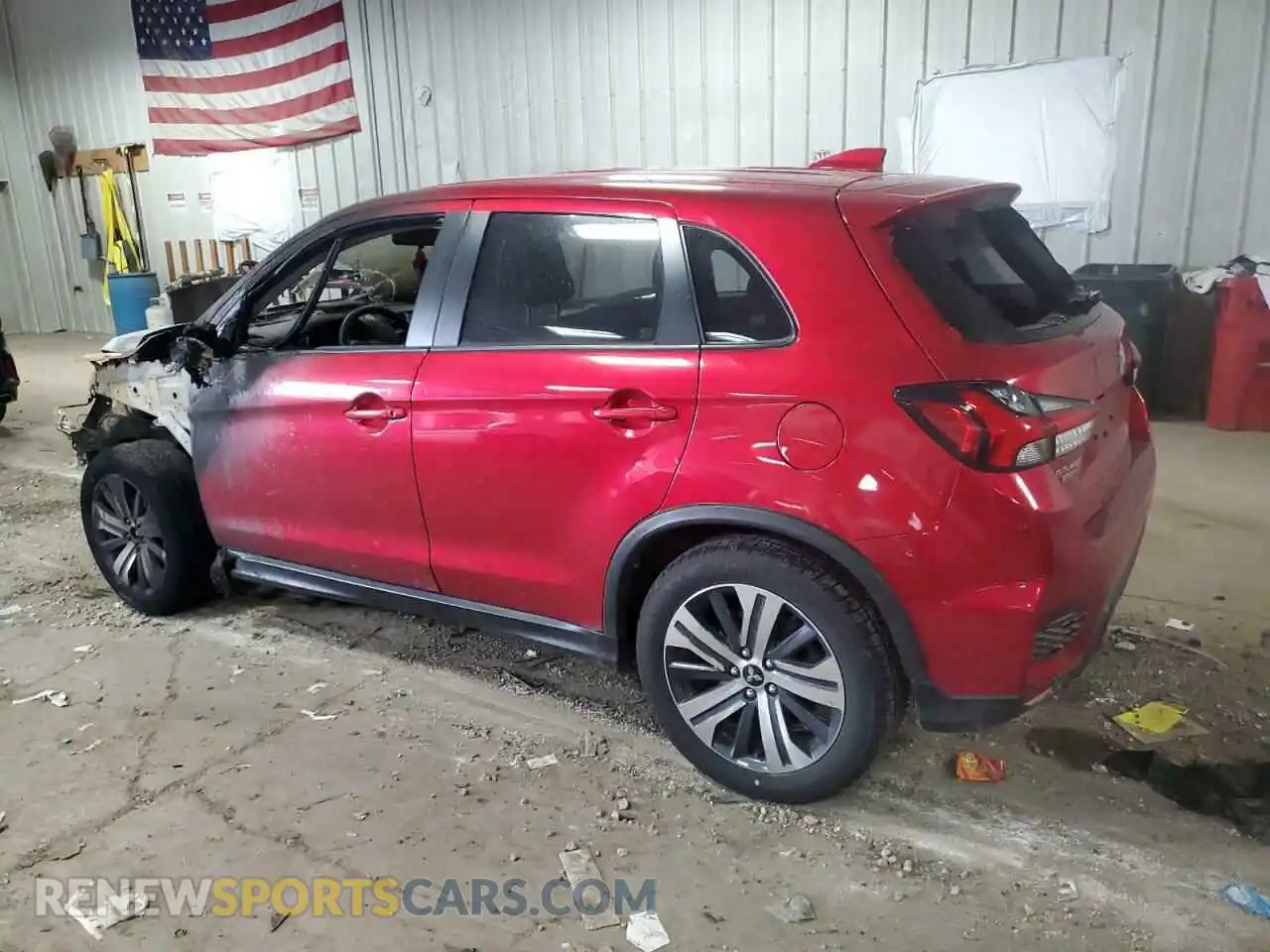 2 Photograph of a damaged car JA4AP3AU7LU008879 MITSUBISHI OUTLANDER 2020