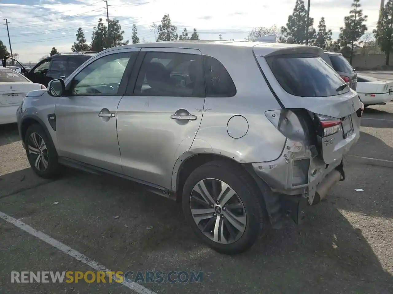 2 Photograph of a damaged car JA4AP3AU7LU012656 MITSUBISHI OUTLANDER 2020