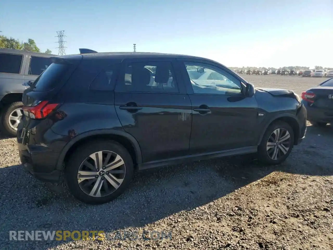 3 Photograph of a damaged car JA4AP3AU8LU006865 MITSUBISHI OUTLANDER 2020