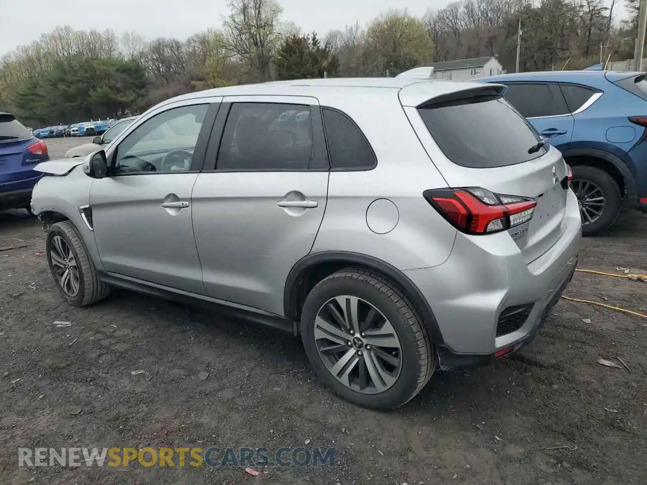 2 Photograph of a damaged car JA4AP4AU8LU025504 MITSUBISHI OUTLANDER 2020