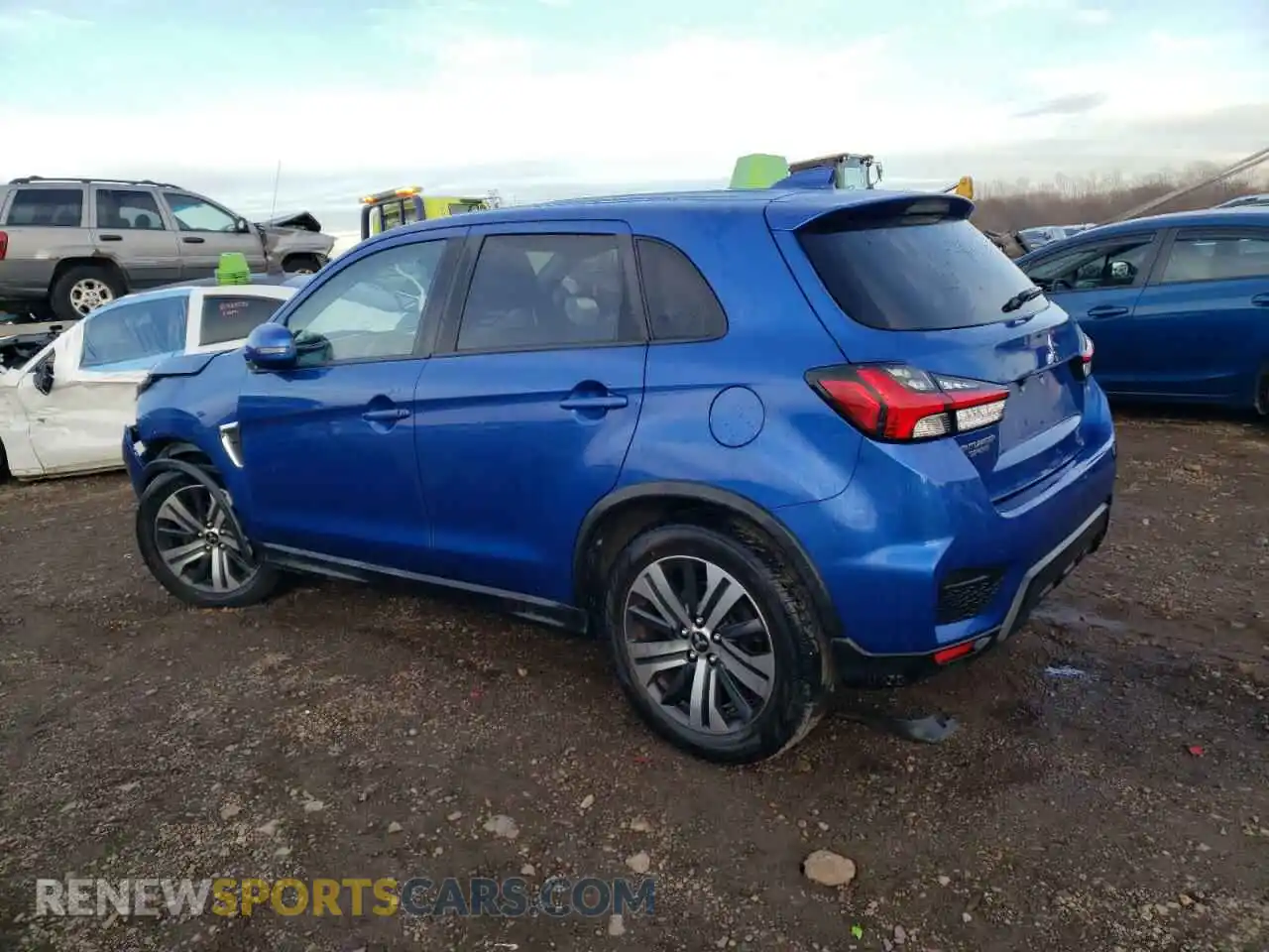 2 Photograph of a damaged car JA4AP4AU9LU030193 MITSUBISHI OUTLANDER 2020