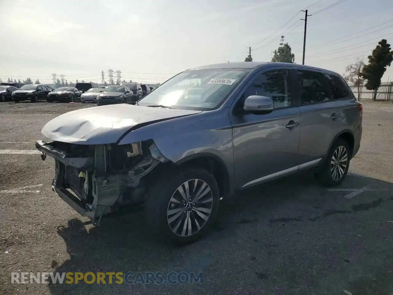 1 Photograph of a damaged car JA4AZ3A34LZ044355 MITSUBISHI OUTLANDER 2020