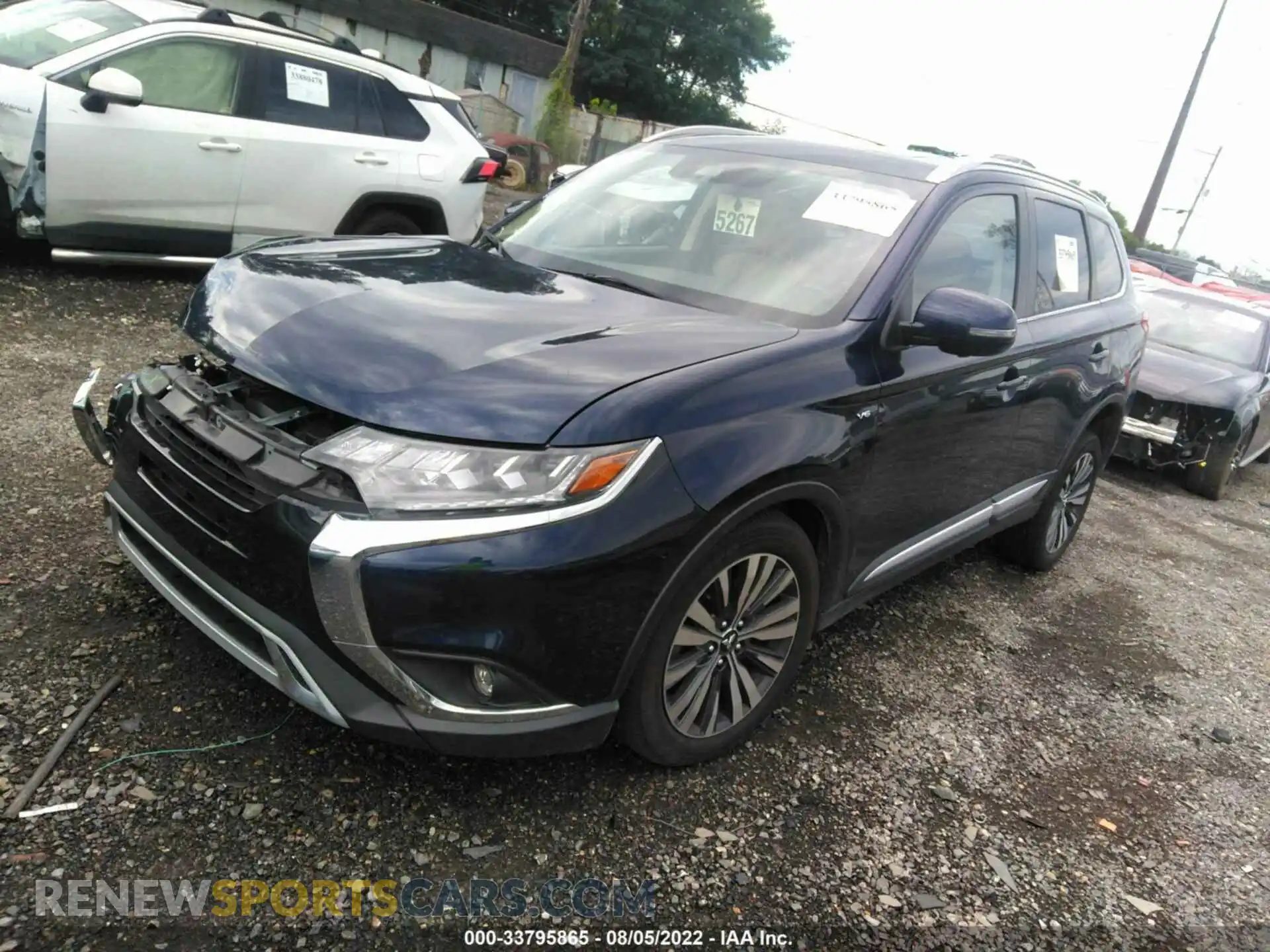 2 Фотография поврежденного автомобиля JA4JZ4AX4LZ047166 MITSUBISHI OUTLANDER 2020