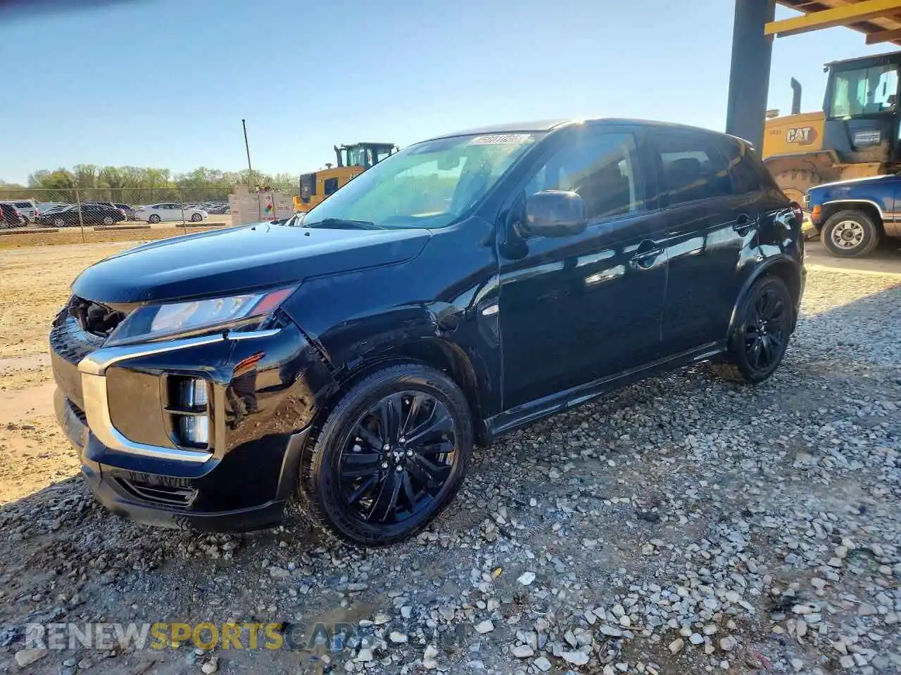 1 Photograph of a damaged car JA4APUAU0MU005474 MITSUBISHI OUTLANDER 2021