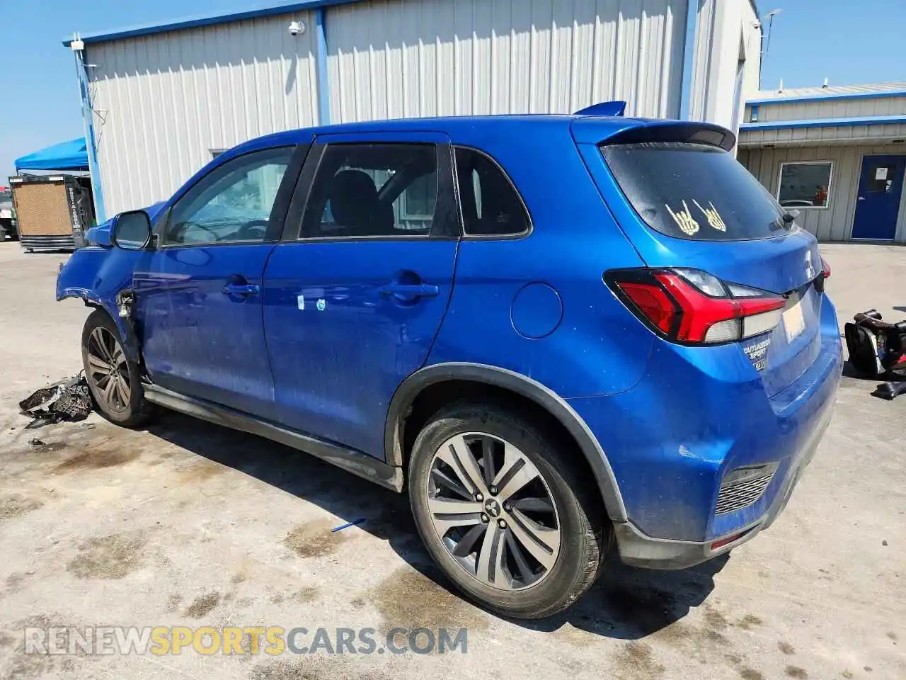 2 Photograph of a damaged car JA4APUAU0MU005815 MITSUBISHI OUTLANDER 2021