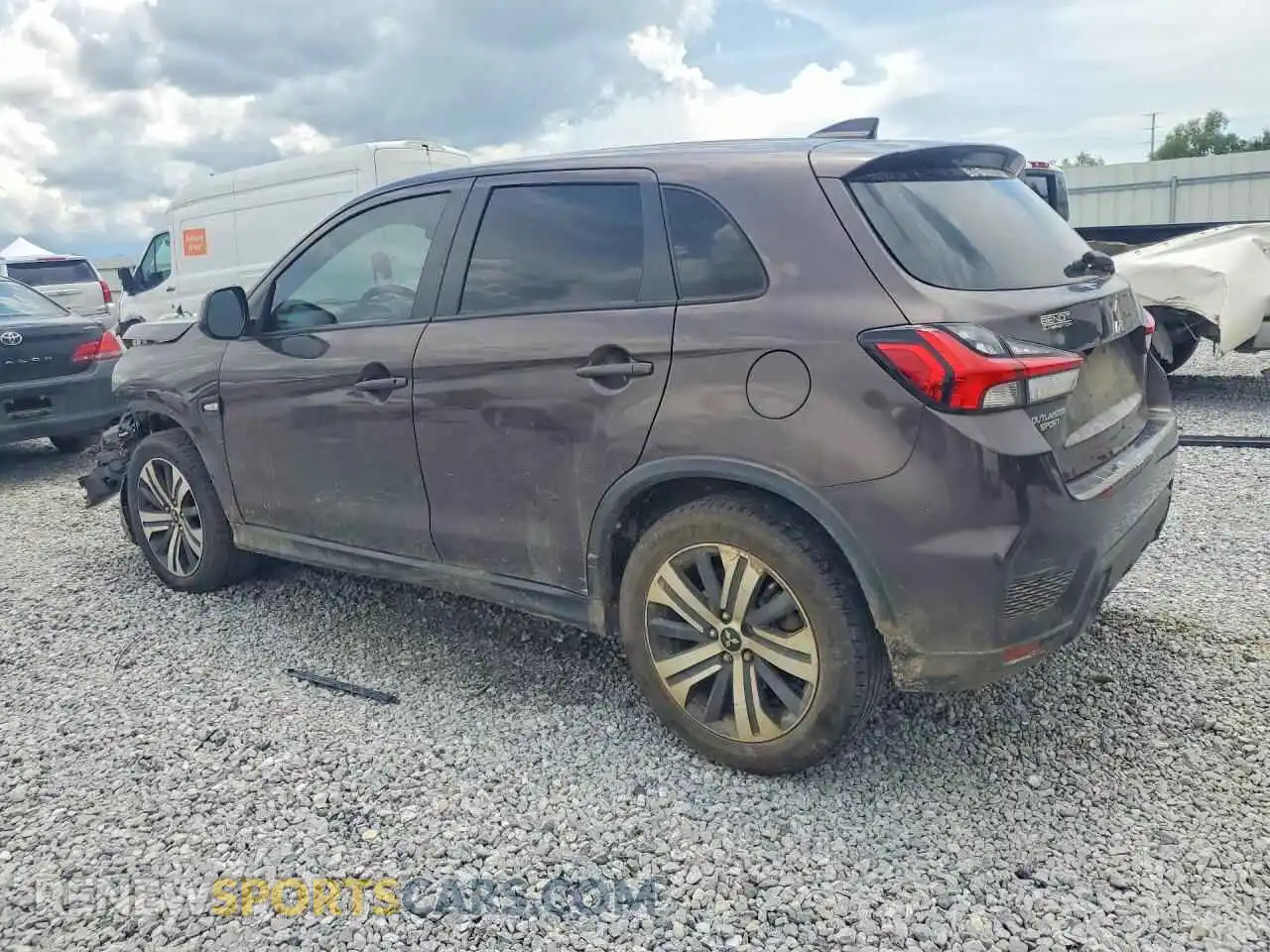 2 Фотография поврежденного автомобиля JA4APUAU0MU008830 MITSUBISHI OUTLANDER 2021