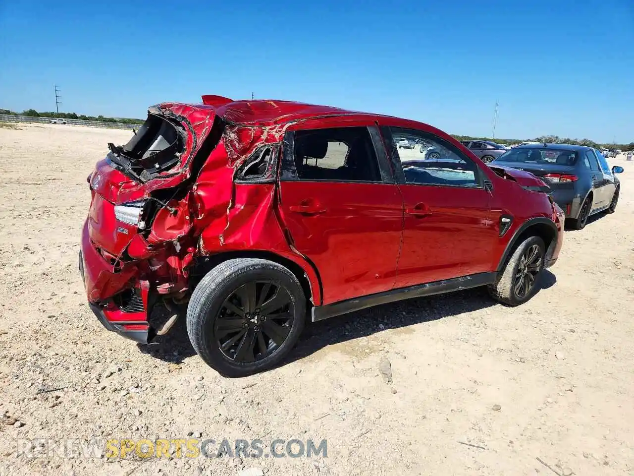 3 Photograph of a damaged car JA4APUAU1MU001045 MITSUBISHI OUTLANDER 2021