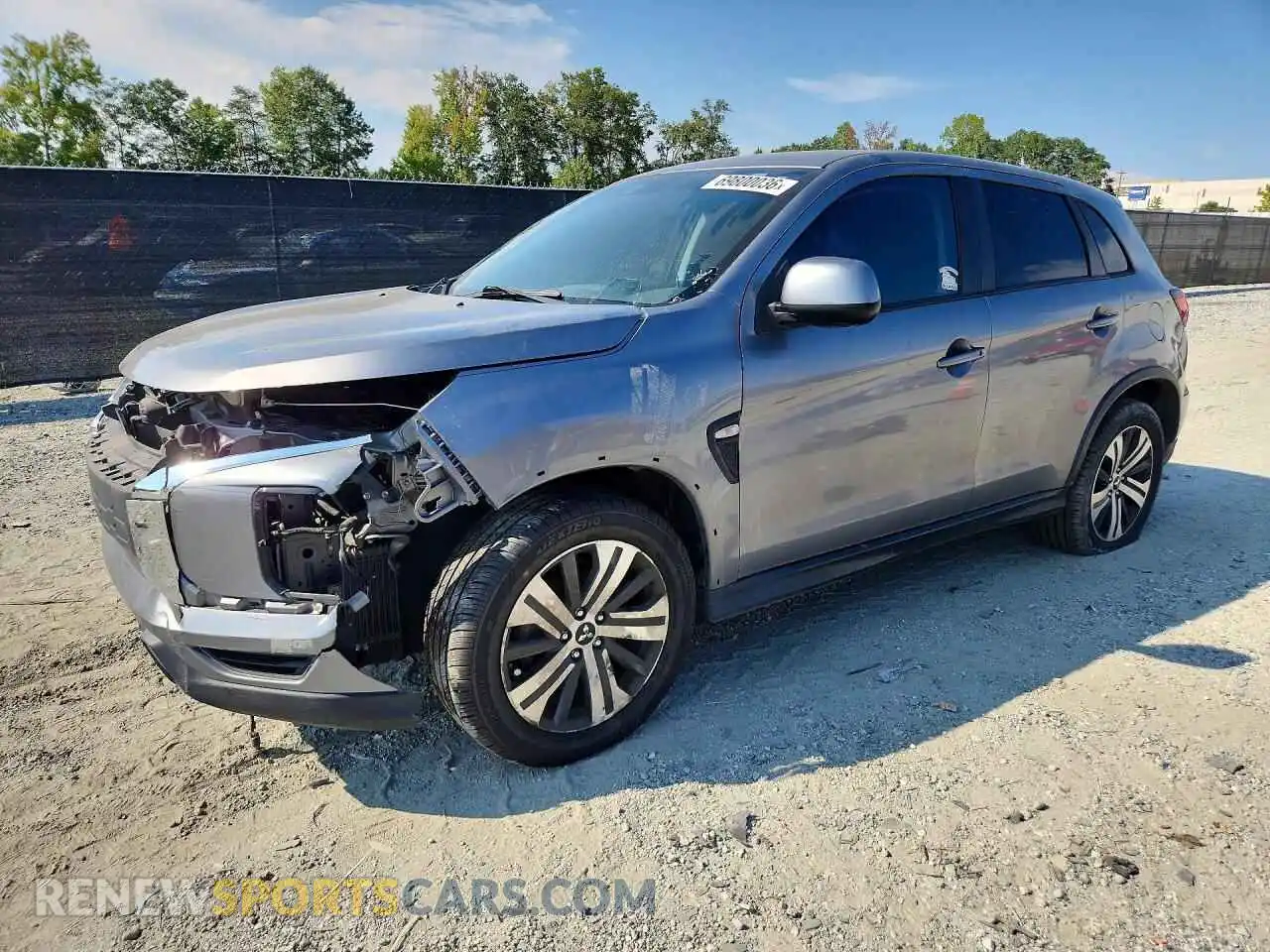 1 Photograph of a damaged car JA4APUAU2MU028836 MITSUBISHI OUTLANDER 2021