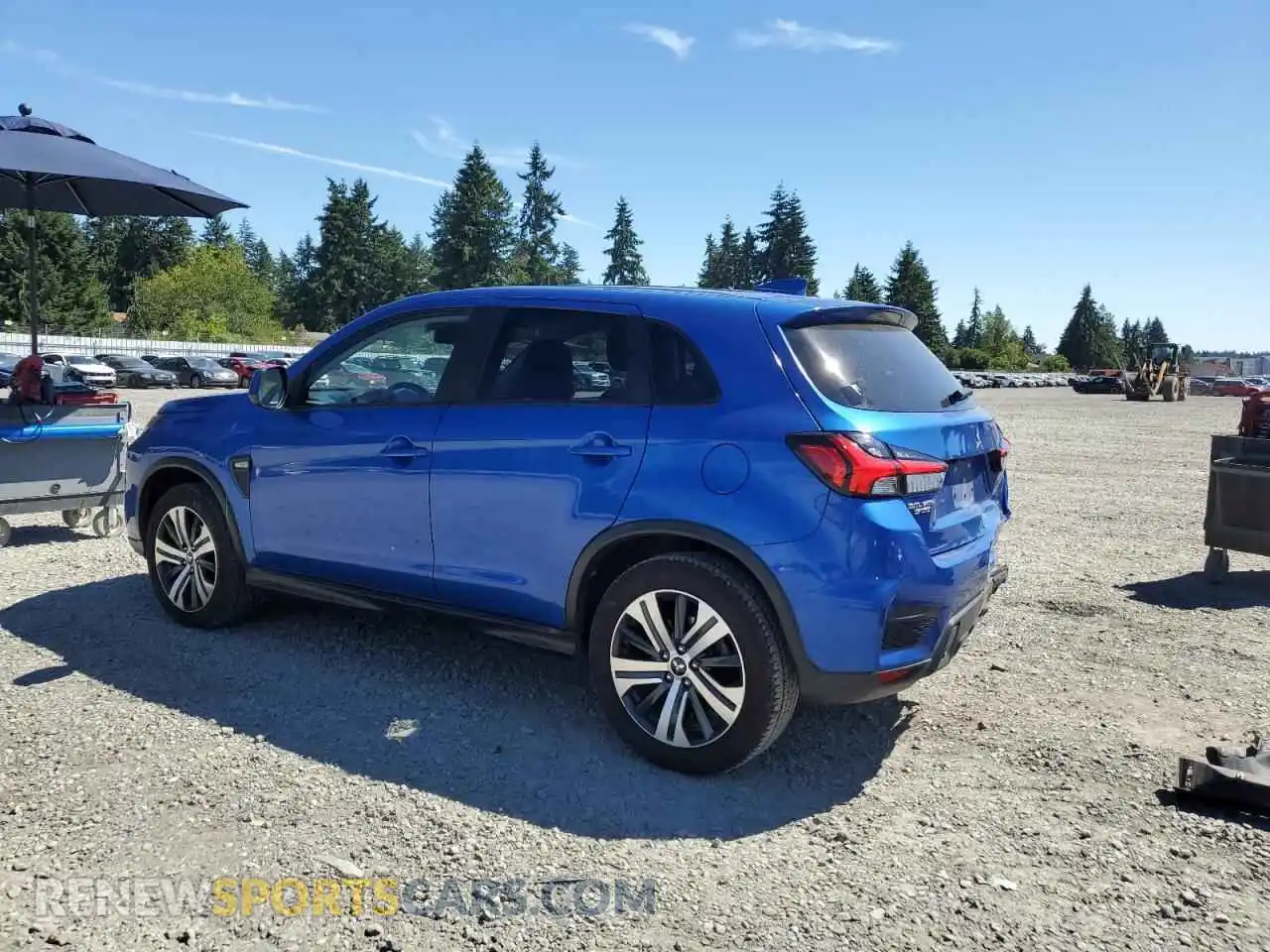 2 Photograph of a damaged car JA4APUAU3MU010670 MITSUBISHI OUTLANDER 2021