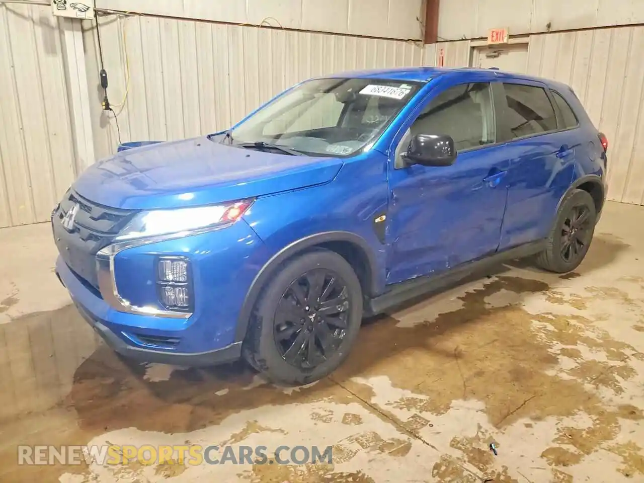 1 Photograph of a damaged car JA4APUAU4MU000455 MITSUBISHI OUTLANDER 2021