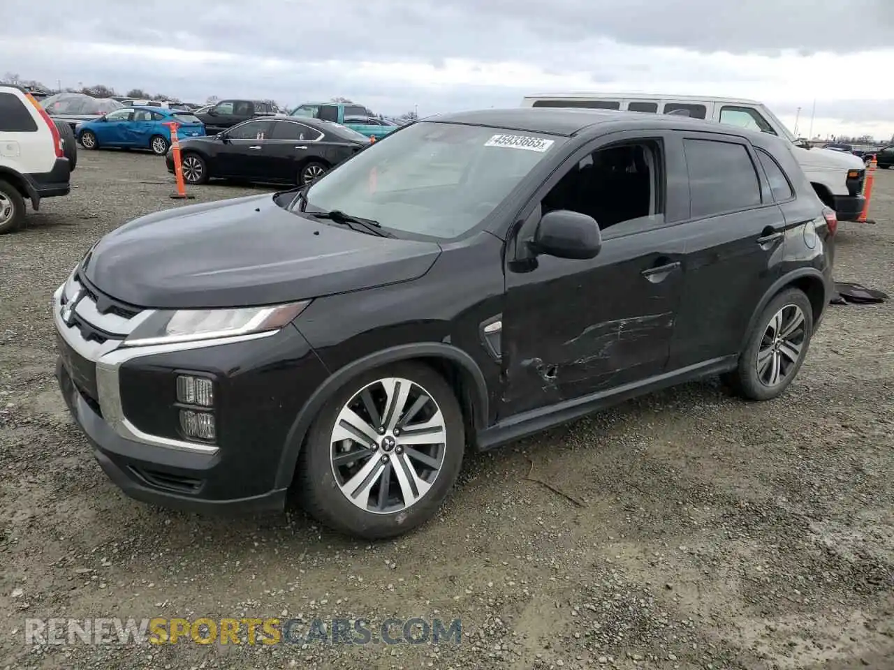 1 Photograph of a damaged car JA4APUAU4MU014775 MITSUBISHI OUTLANDER 2021
