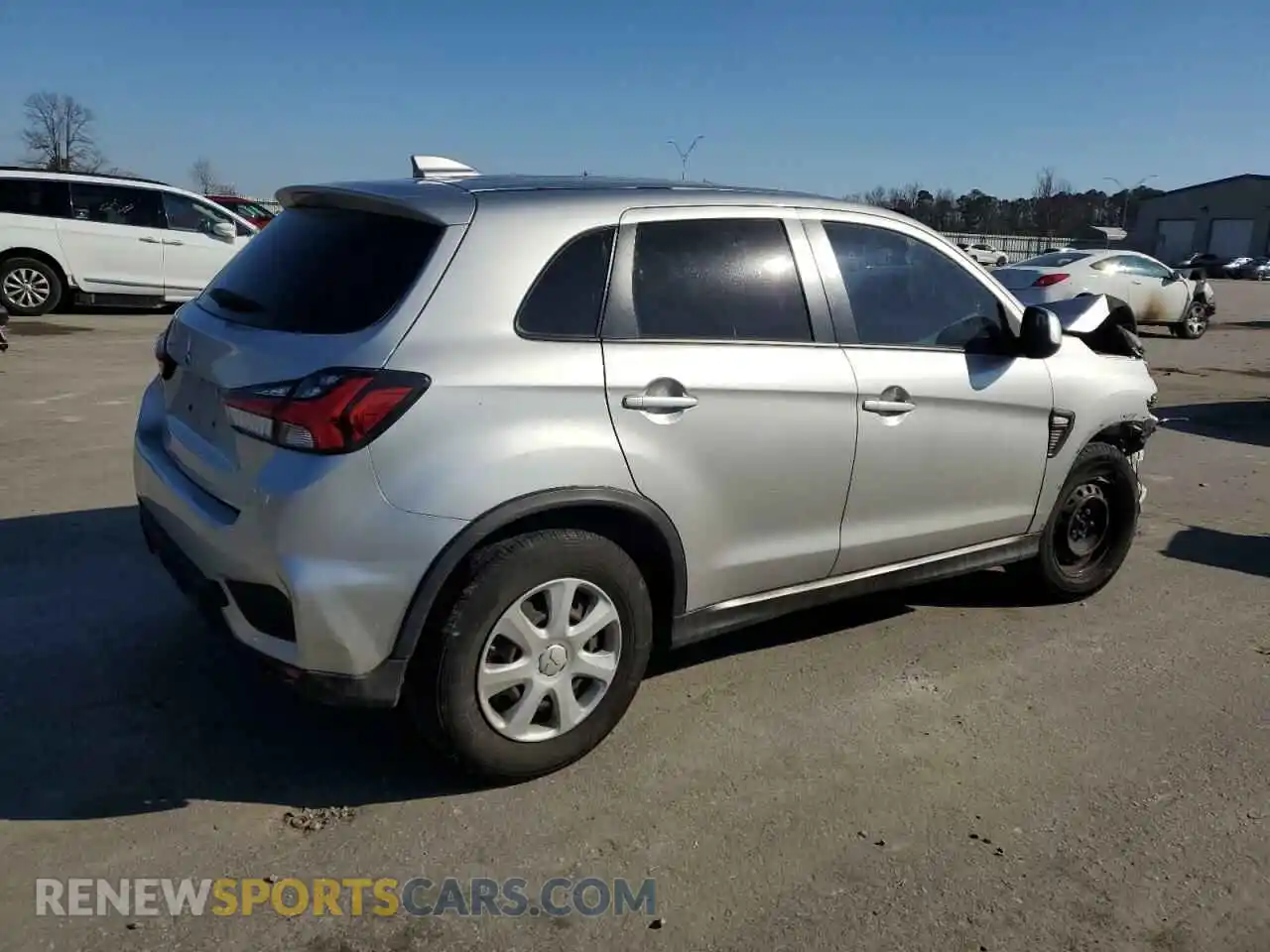 3 Photograph of a damaged car JA4APUAU5MU021038 MITSUBISHI OUTLANDER 2021