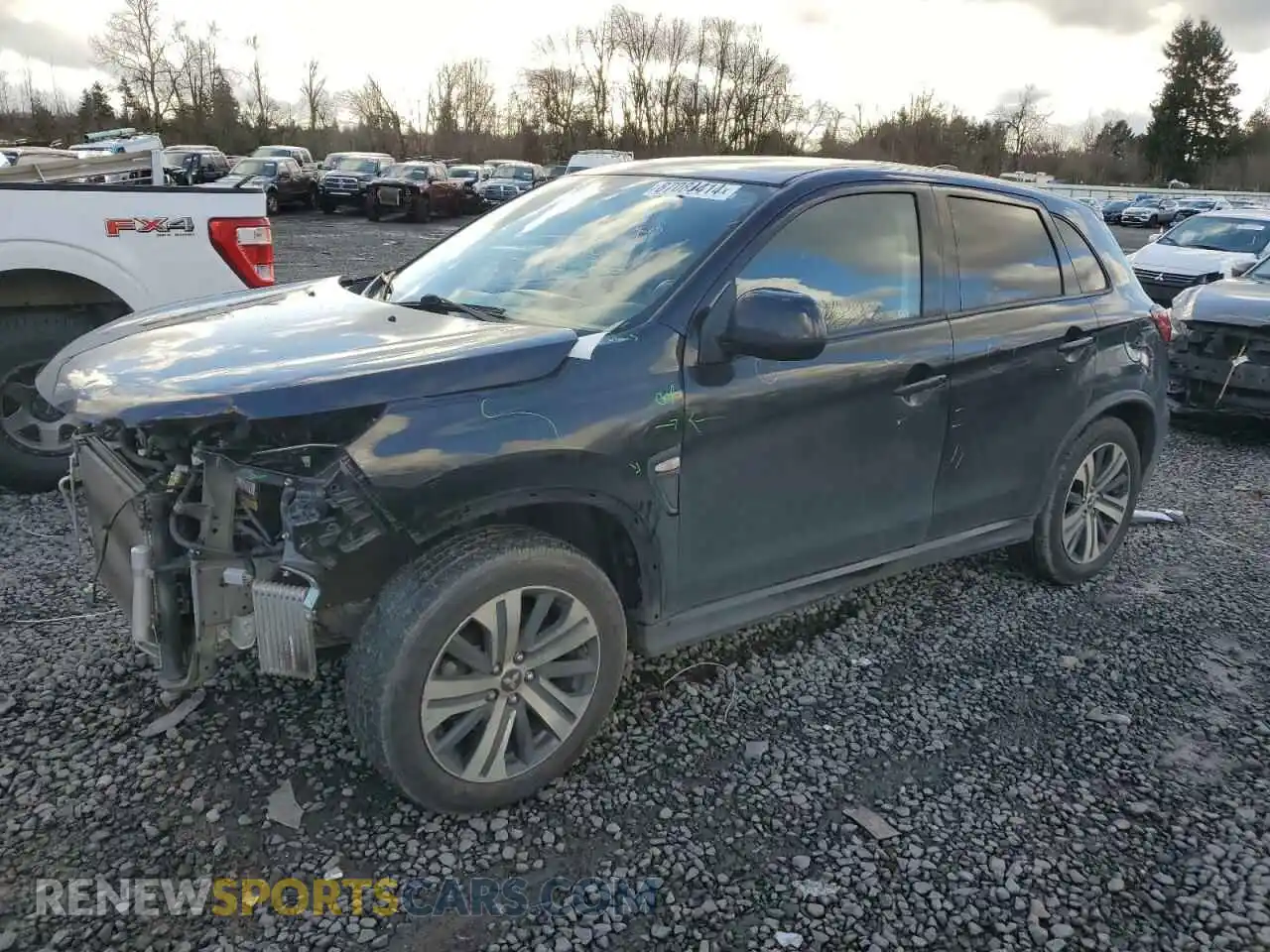 1 Photograph of a damaged car JA4APUAU6MU016902 MITSUBISHI OUTLANDER 2021
