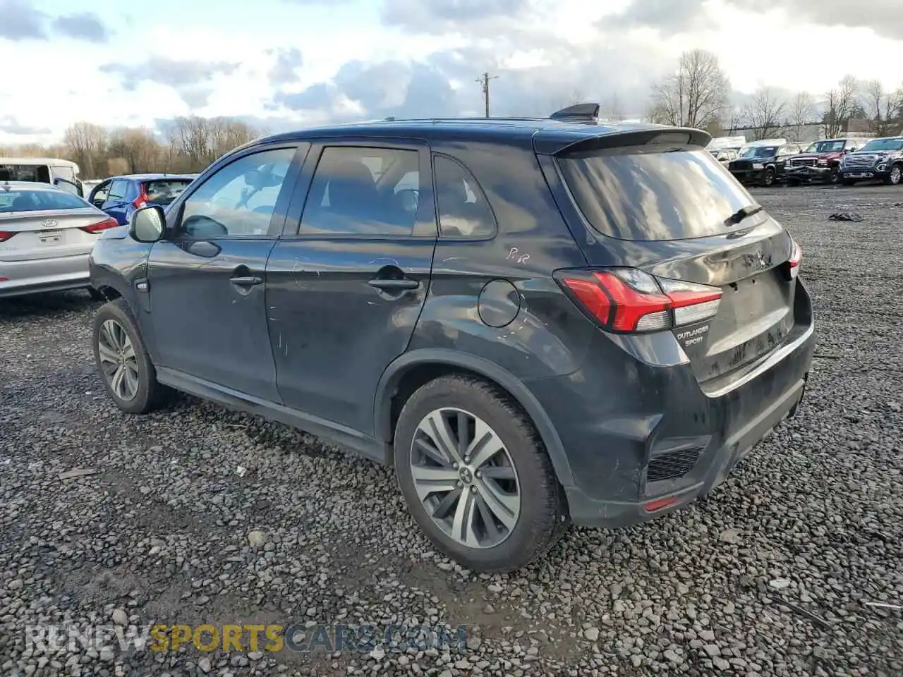 2 Photograph of a damaged car JA4APUAU6MU016902 MITSUBISHI OUTLANDER 2021