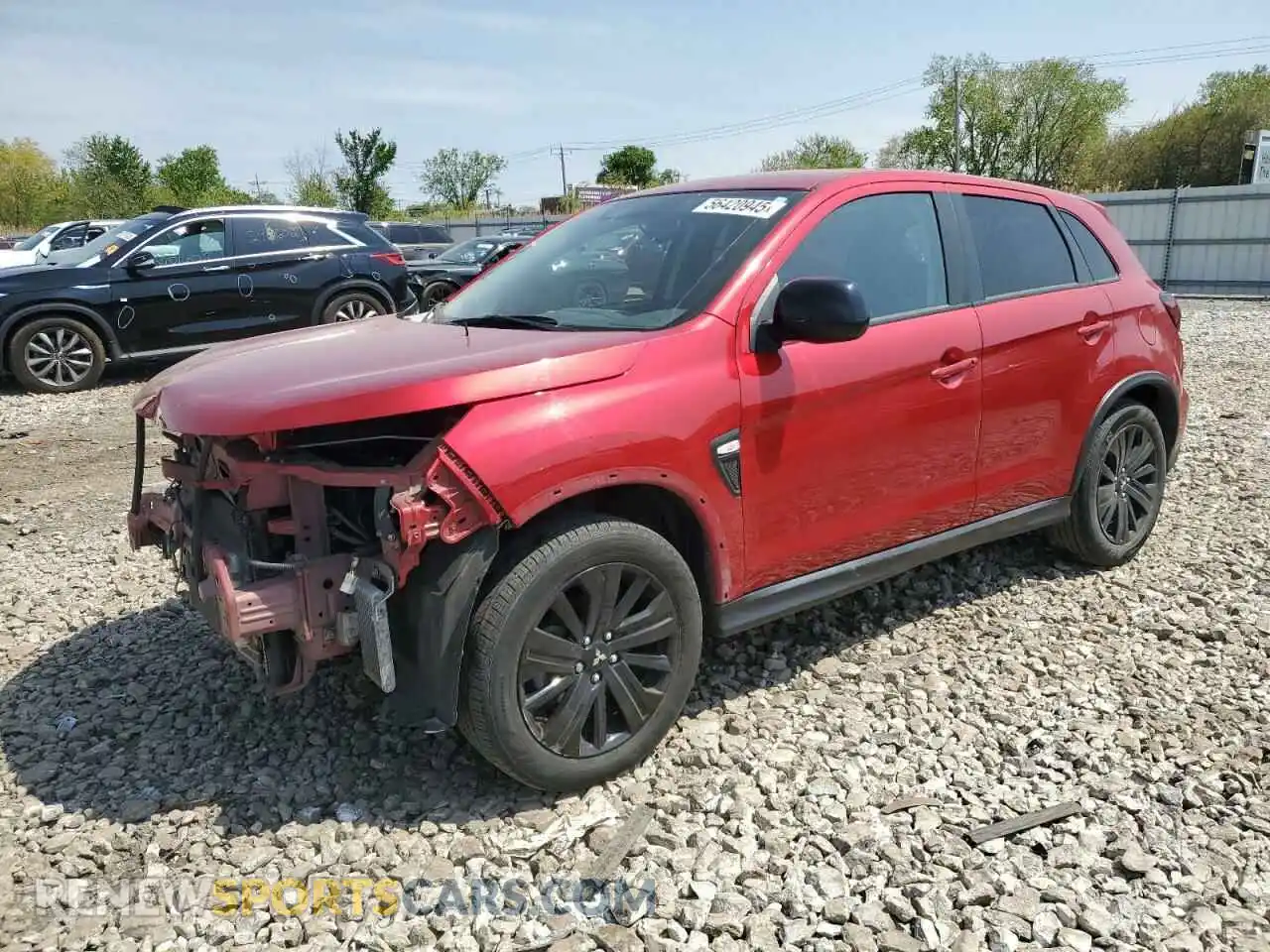 1 Photograph of a damaged car JA4APUAU7MU030808 MITSUBISHI OUTLANDER 2021