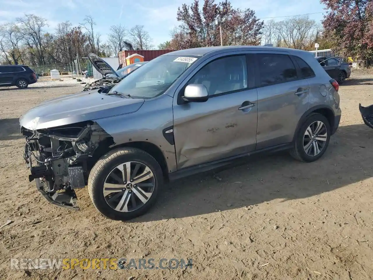 1 Photograph of a damaged car JA4APUAU8MU019834 MITSUBISHI OUTLANDER 2021