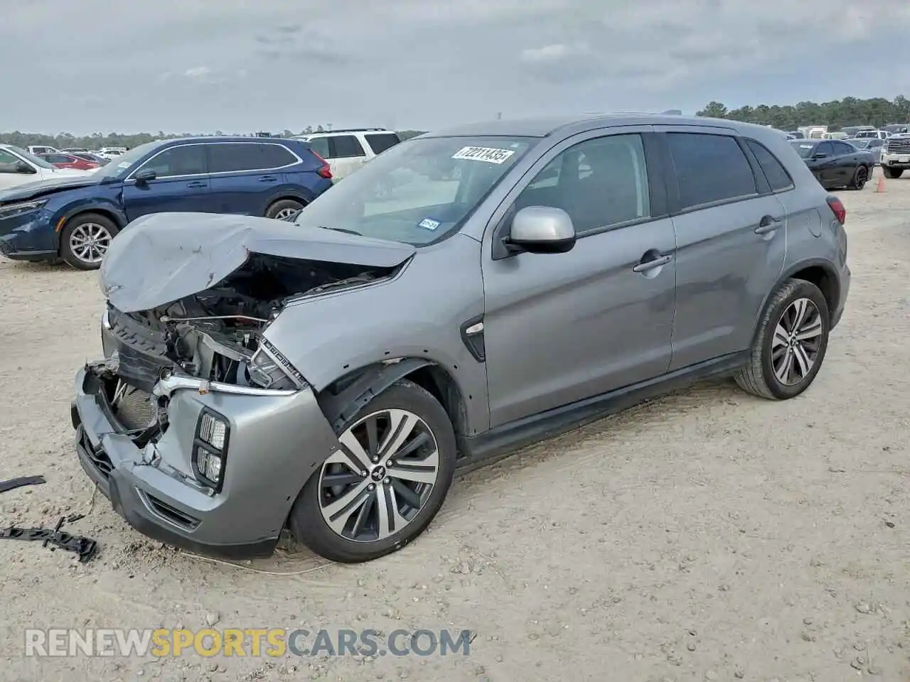 1 Photograph of a damaged car JA4APUAU9MU036366 MITSUBISHI OUTLANDER 2021