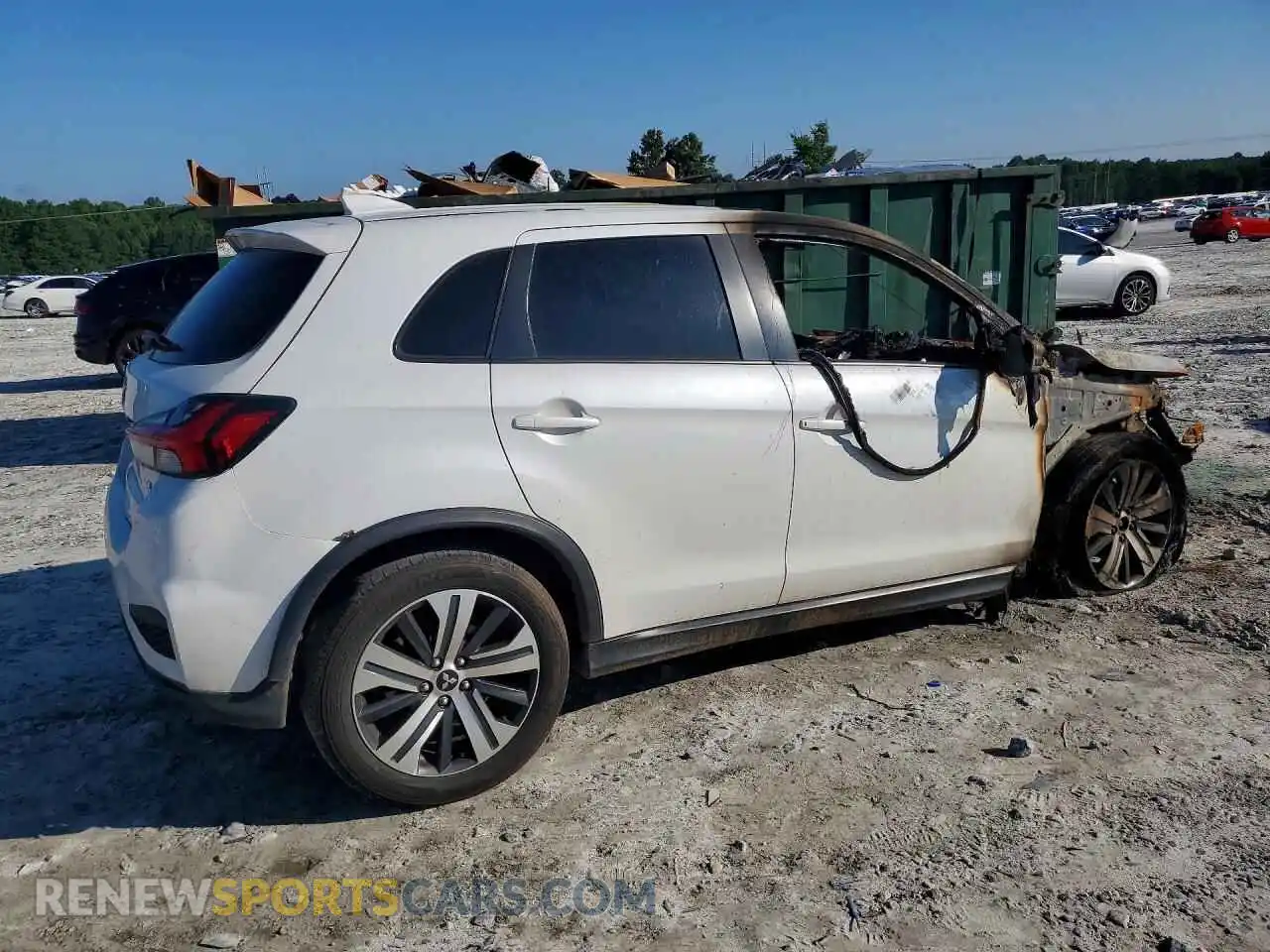 3 Photograph of a damaged car JA4APVAU0MU013743 MITSUBISHI OUTLANDER 2021