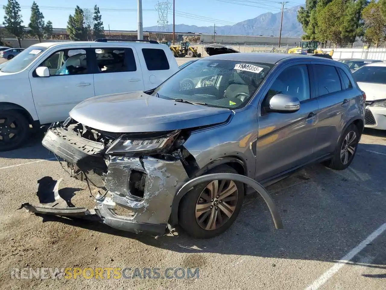 1 Photograph of a damaged car JA4APVAU2MU013954 MITSUBISHI OUTLANDER 2021