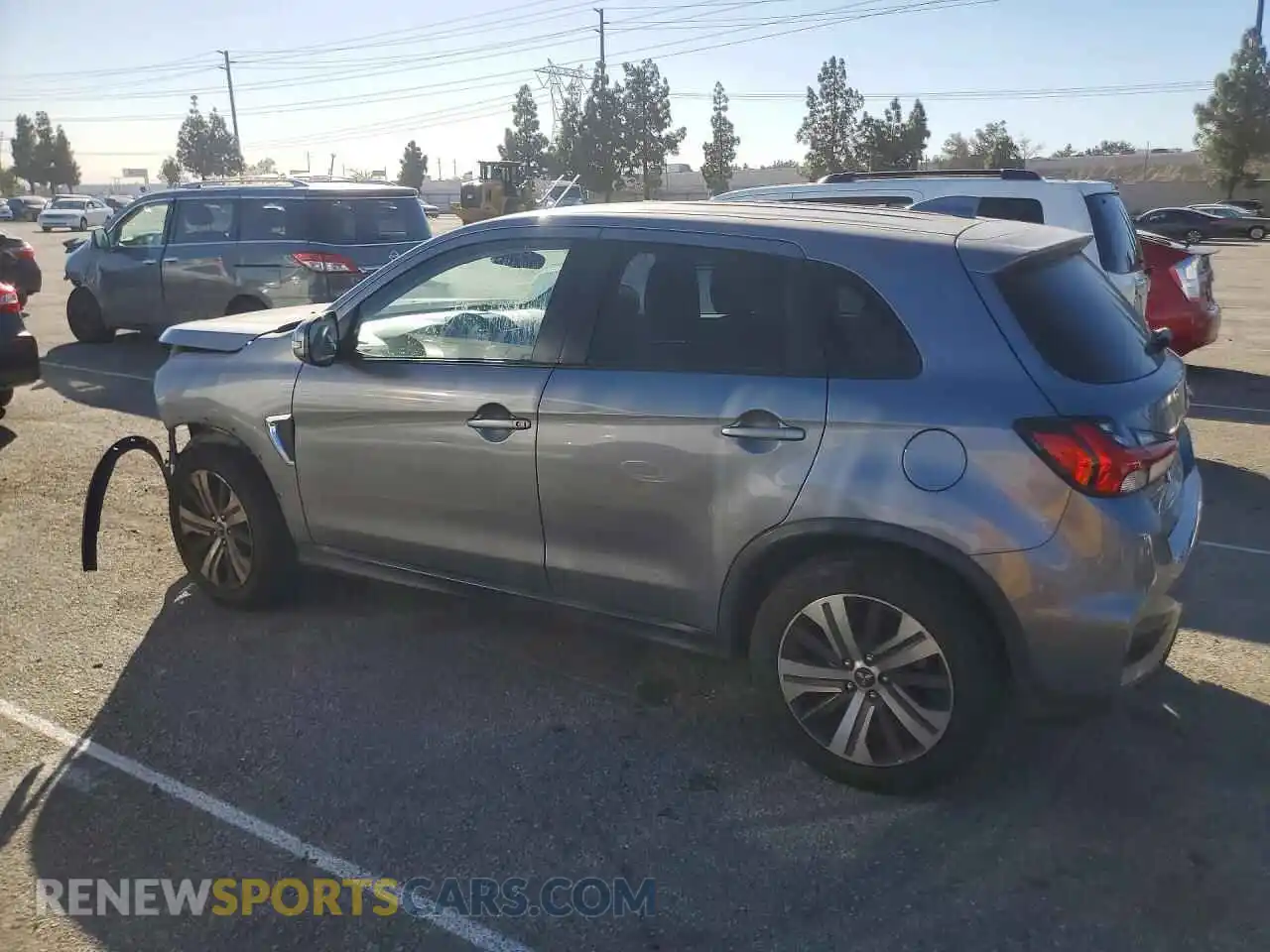 2 Photograph of a damaged car JA4APVAU2MU013954 MITSUBISHI OUTLANDER 2021