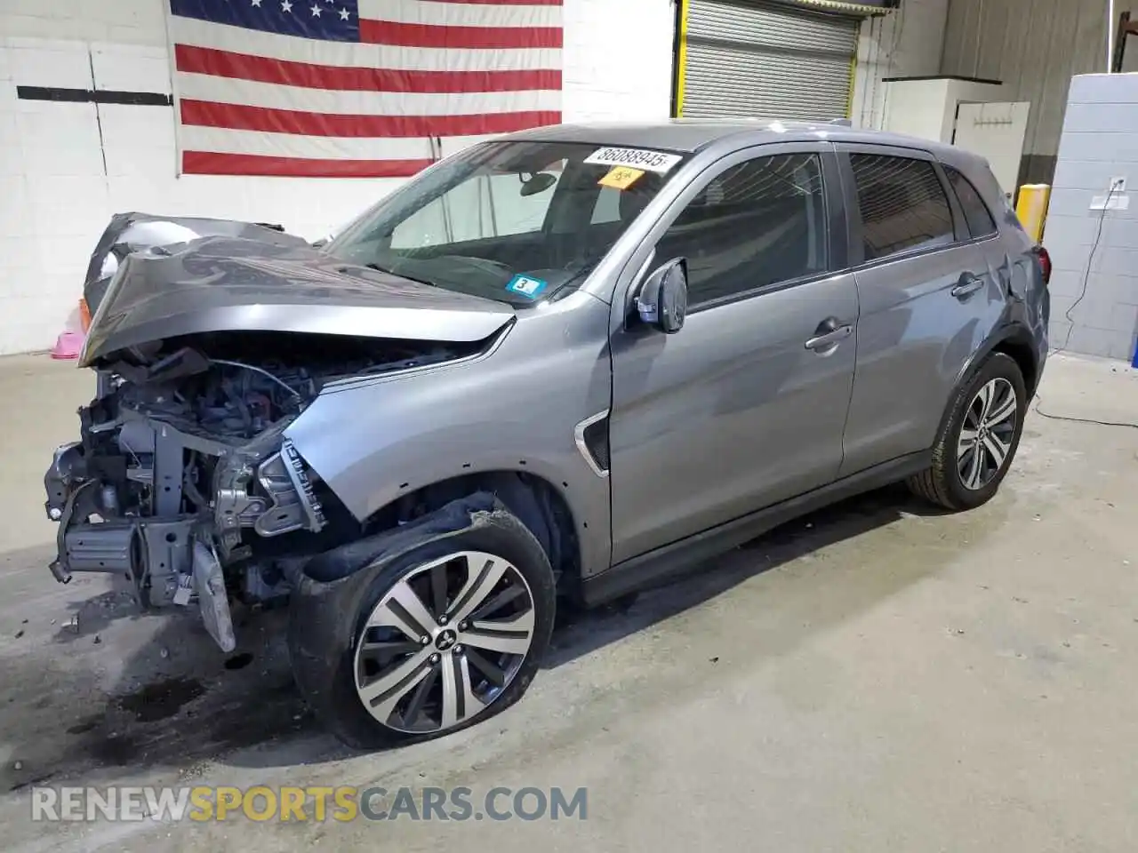 1 Photograph of a damaged car JA4APVAU4MU019075 MITSUBISHI OUTLANDER 2021