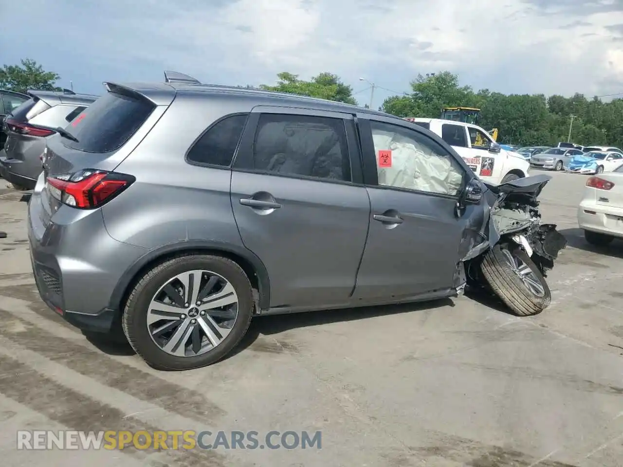 3 Photograph of a damaged car JA4APVAU5MU012832 MITSUBISHI OUTLANDER 2021