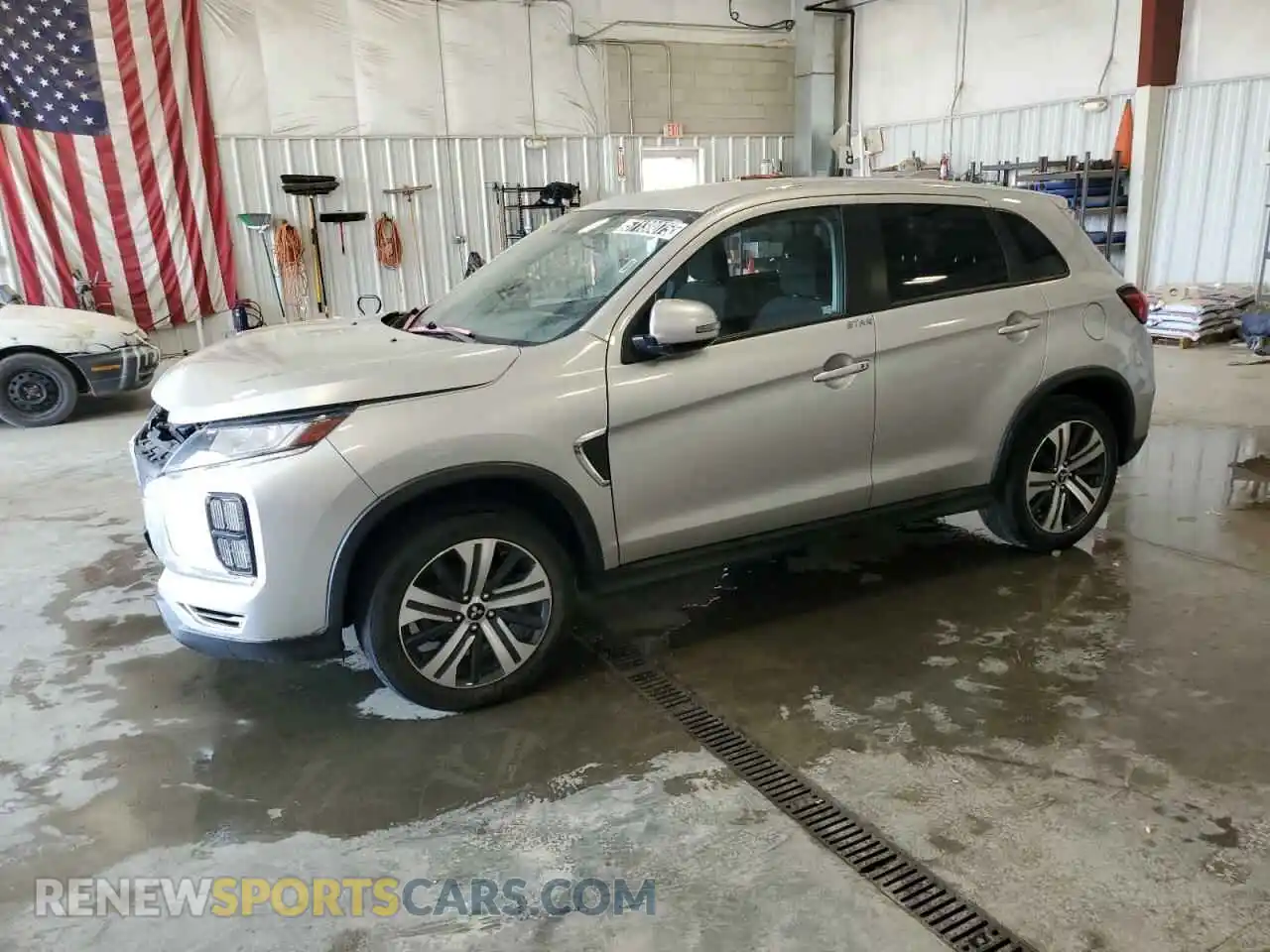 1 Photograph of a damaged car JA4APVAU5MU026522 MITSUBISHI OUTLANDER 2021