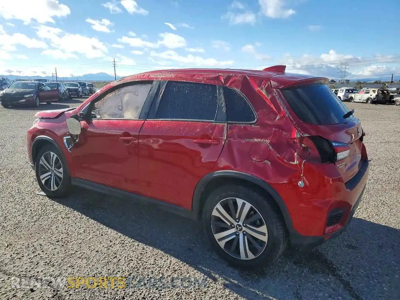 2 Photograph of a damaged car JA4APVAU6MU023368 MITSUBISHI OUTLANDER 2021