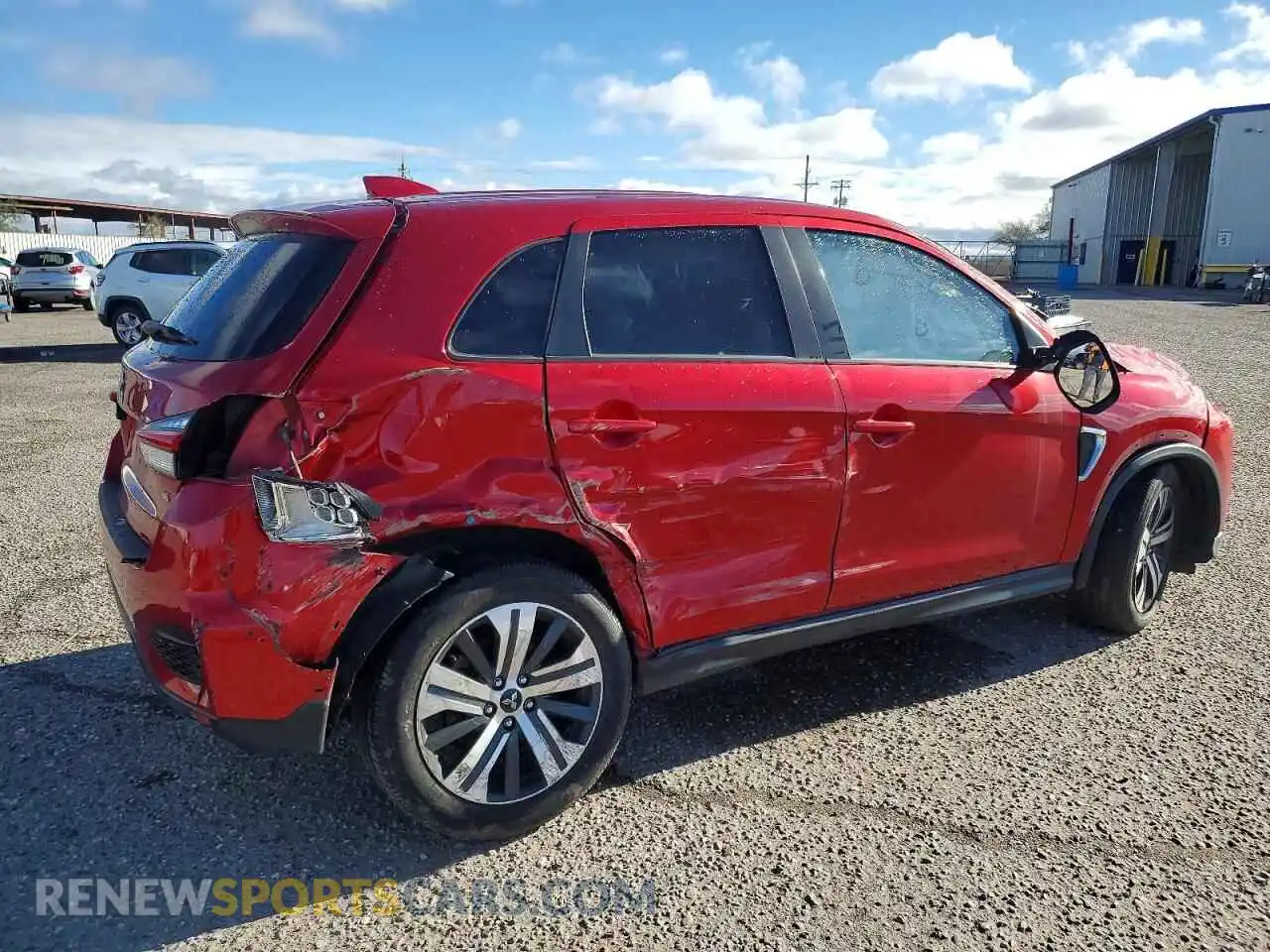 3 Photograph of a damaged car JA4APVAU6MU023368 MITSUBISHI OUTLANDER 2021