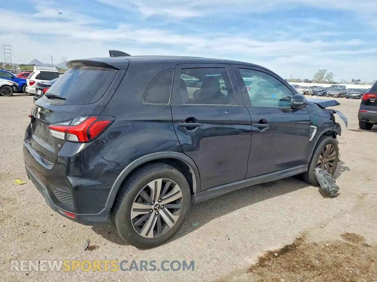 3 fotografías del automóvil dañado JA4APVAU7MU015912 MITSUBISHI OUTLANDER 2021