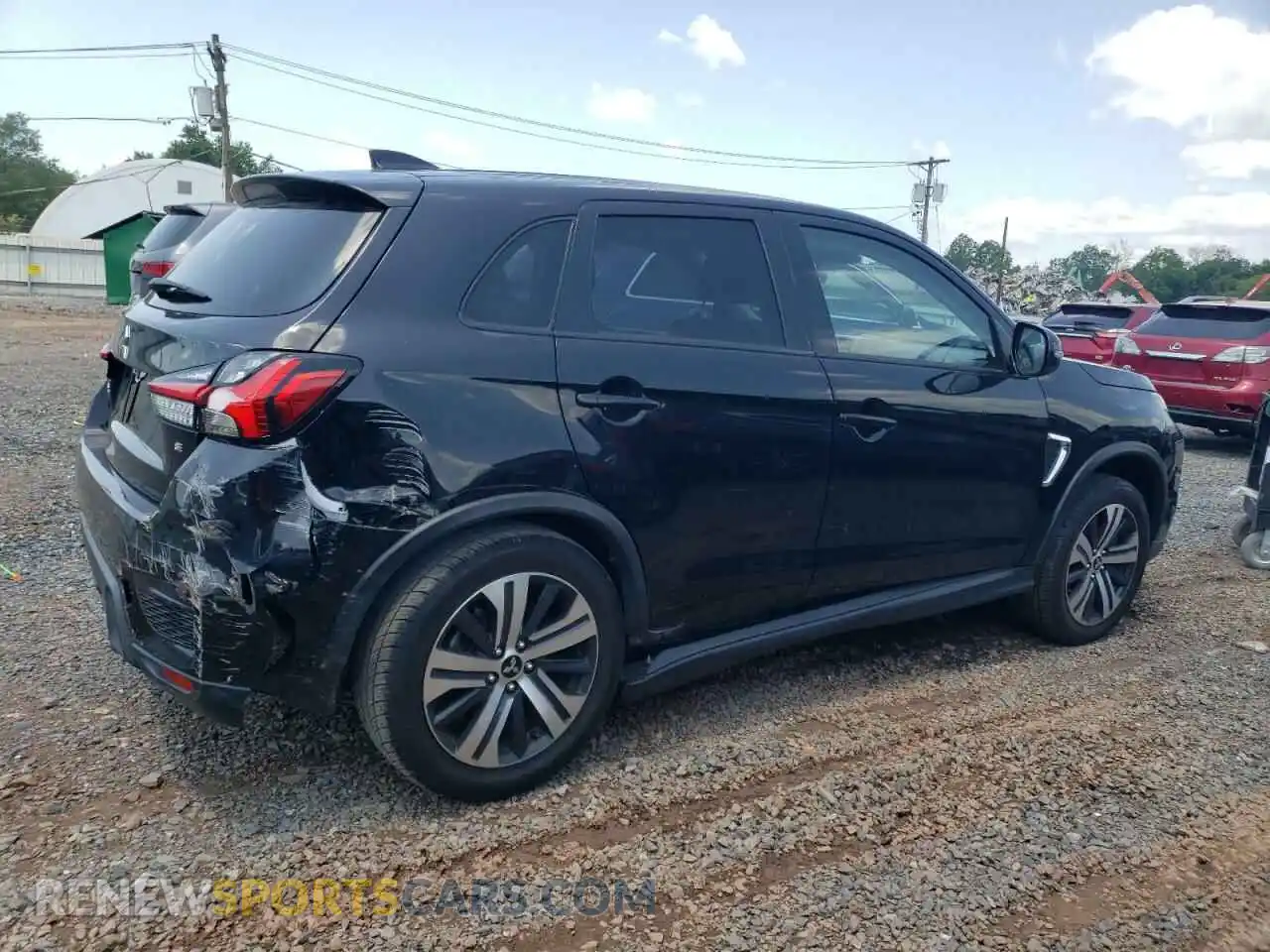 3 Photograph of a damaged car JA4APVAU8MU011481 MITSUBISHI OUTLANDER 2021