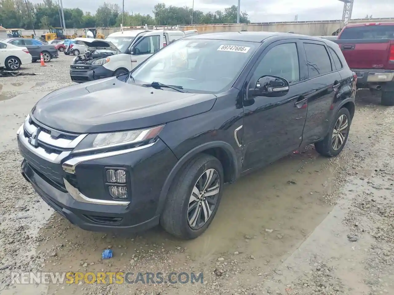 1 fotografías del automóvil dañado JA4APVAU9MU015491 MITSUBISHI OUTLANDER 2021