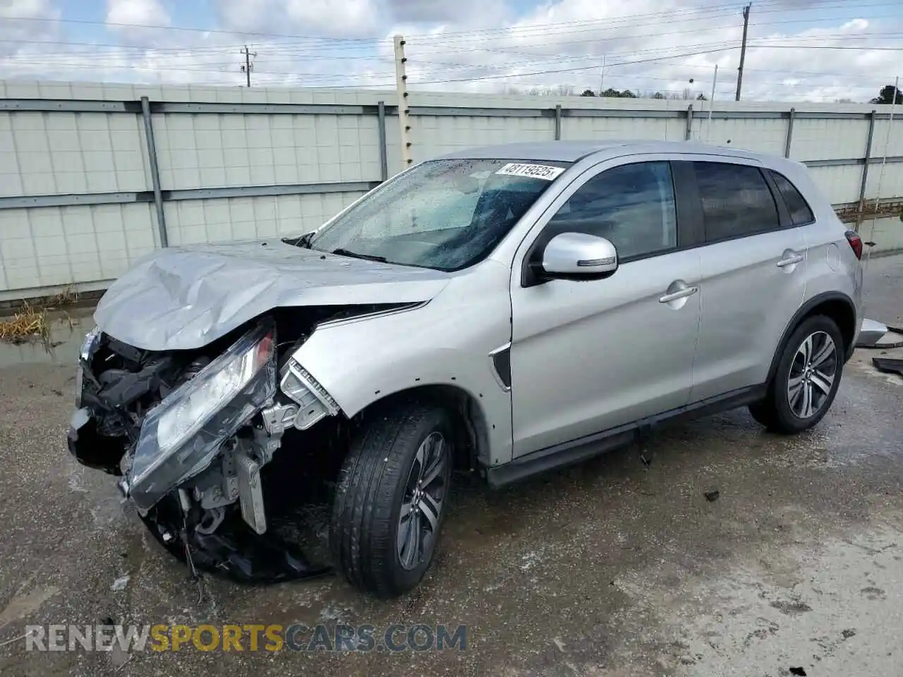 1 Photograph of a damaged car JA4APVAU9MU018472 MITSUBISHI OUTLANDER 2021