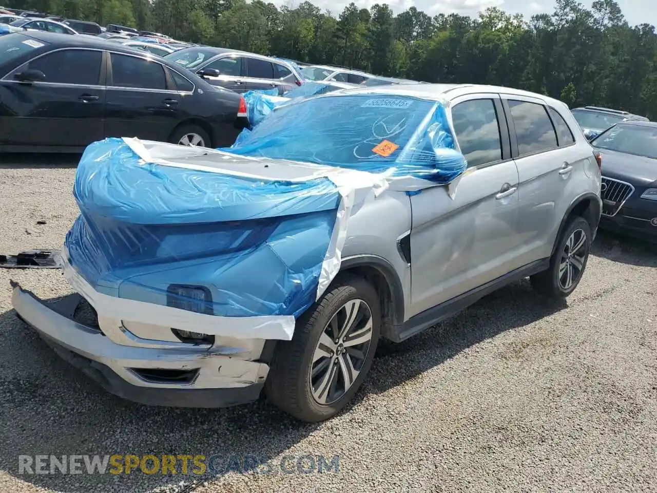 1 Photograph of a damaged car JA4APVAUXMU017332 MITSUBISHI OUTLANDER 2021