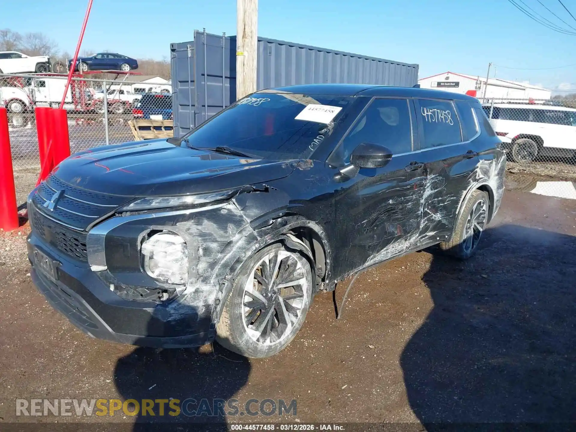 2 Photograph of a damaged car JA4J4TA8XNZ035138 MITSUBISHI OUTLANDER 2022